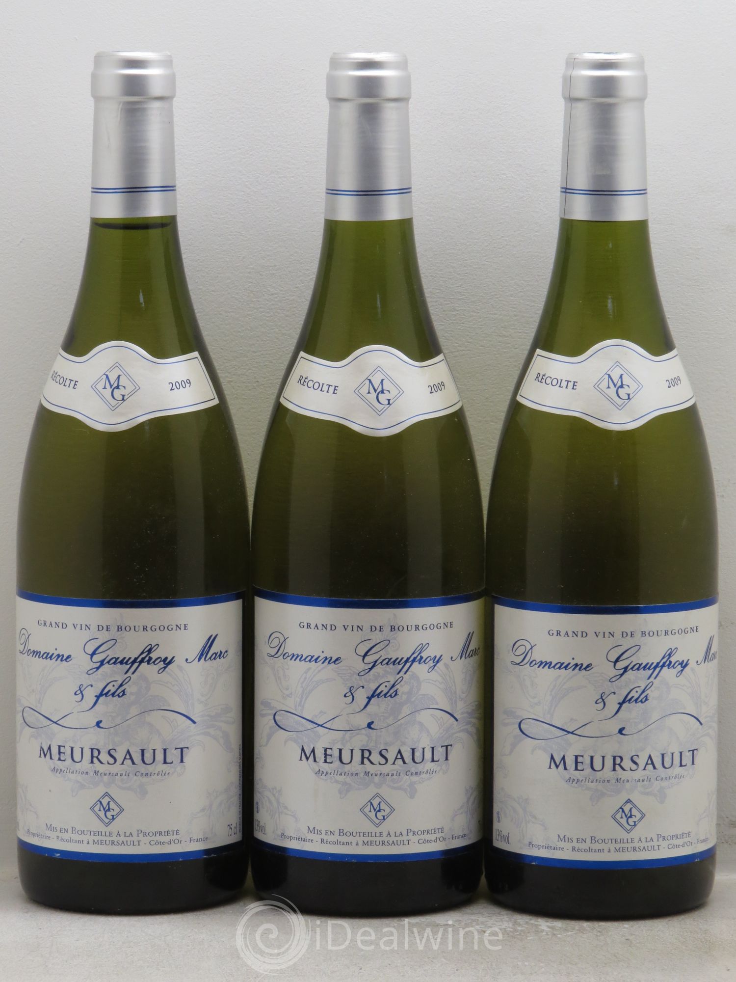 Meursault Domaine Gauffroy et Fils 2009 - Posten von 3 Flaschen - 0