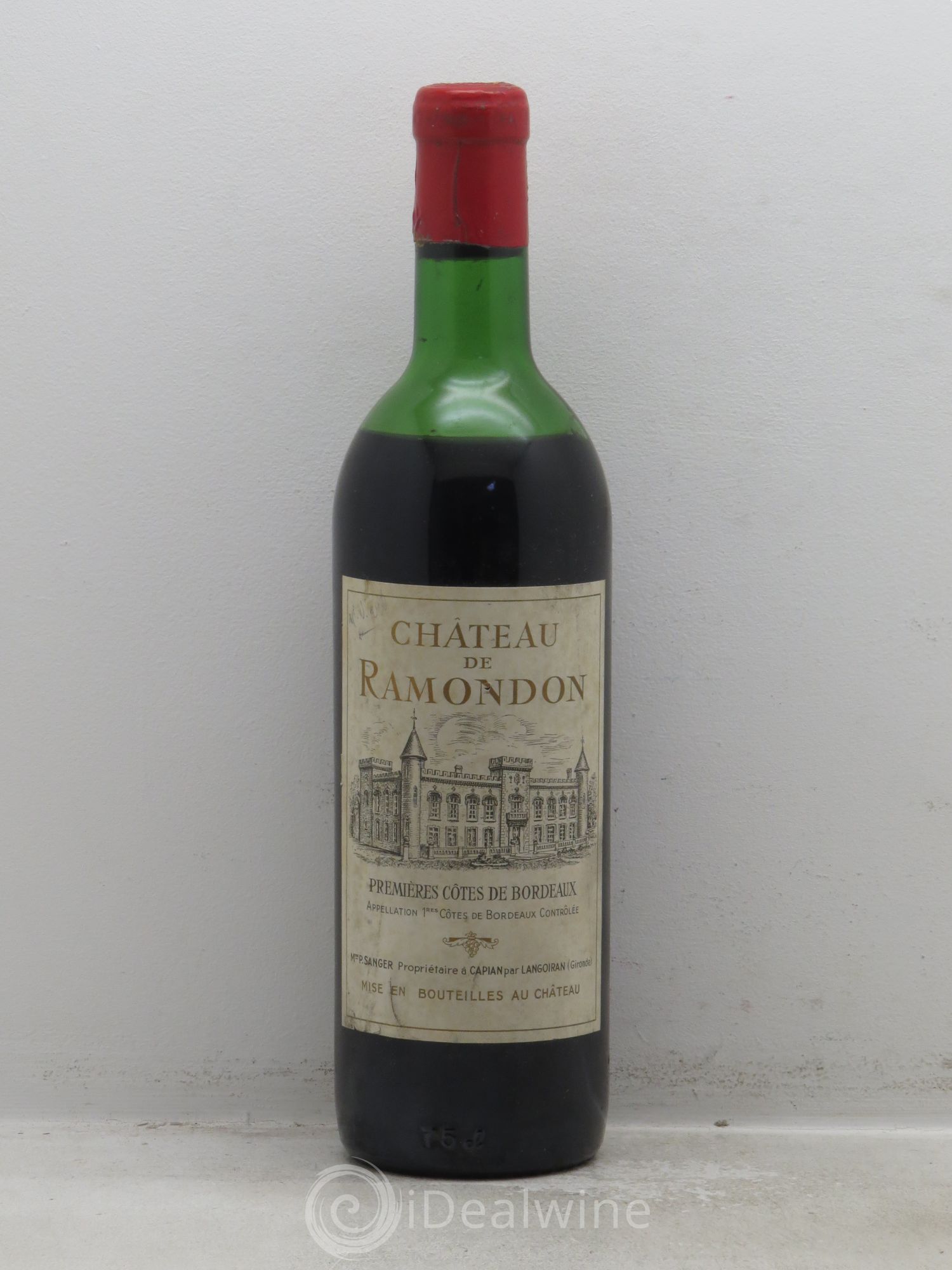 Cadillac Château de Ramondon Côtes de Bordeaux(sans prix de réserve) - Posten von 1 Flasche - 0