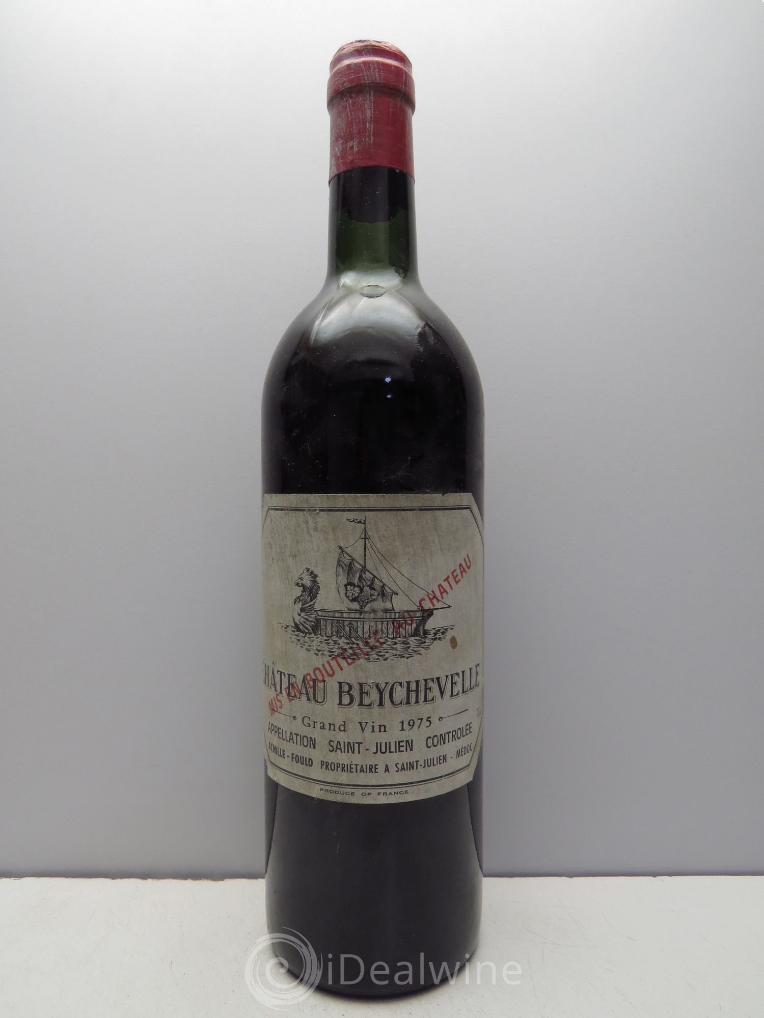 Château Beychevelle 4ème Grand Cru Classé 1975 - Lot de 1 bouteille - 0