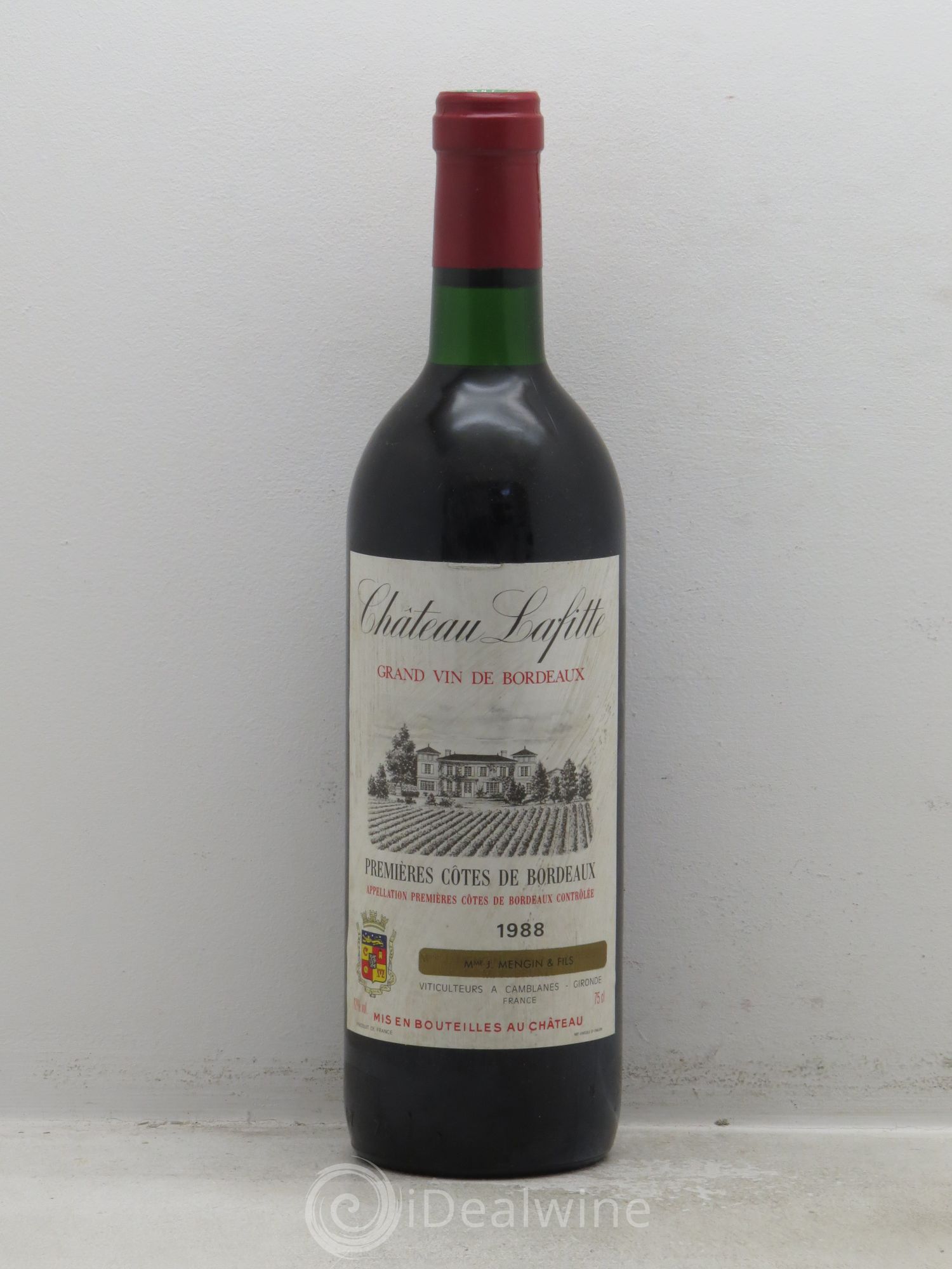 Premières Côtes de Bordeaux Château Lafitte (sans prix de réserve) 1988 - Lotto di 1 bottiglia - 0