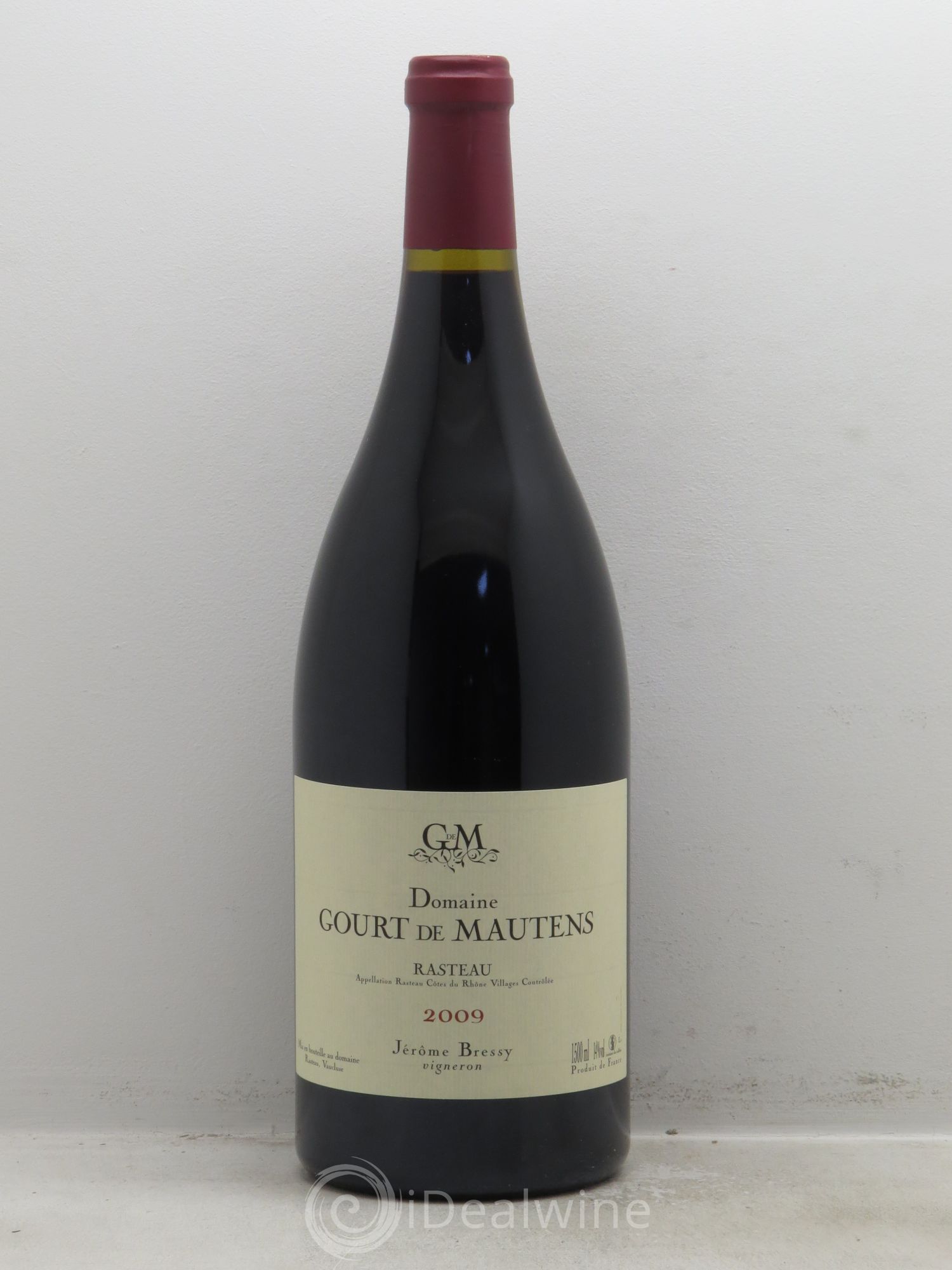 Rasteau Domaine Gourt de Mautens - Jérôme Bressy 2009 - Lot de 1 magnum - 0
