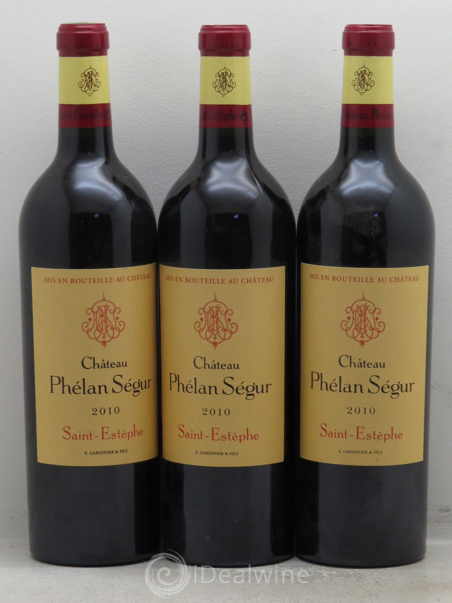 Château Phélan Ségur 2010 - Lot de 3 bouteilles - 0