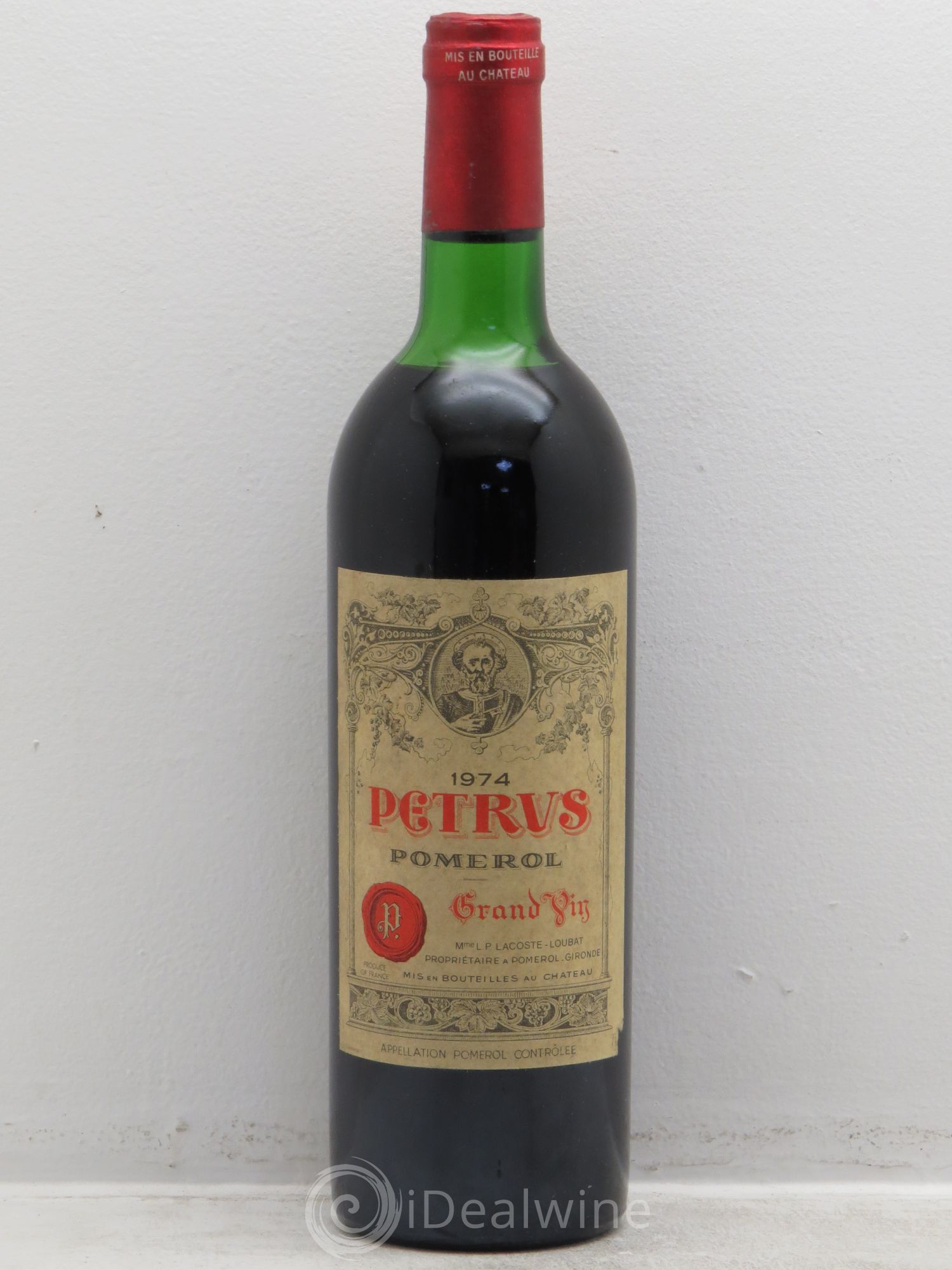 Petrus 1974 - Lot de 1 bouteille - 0
