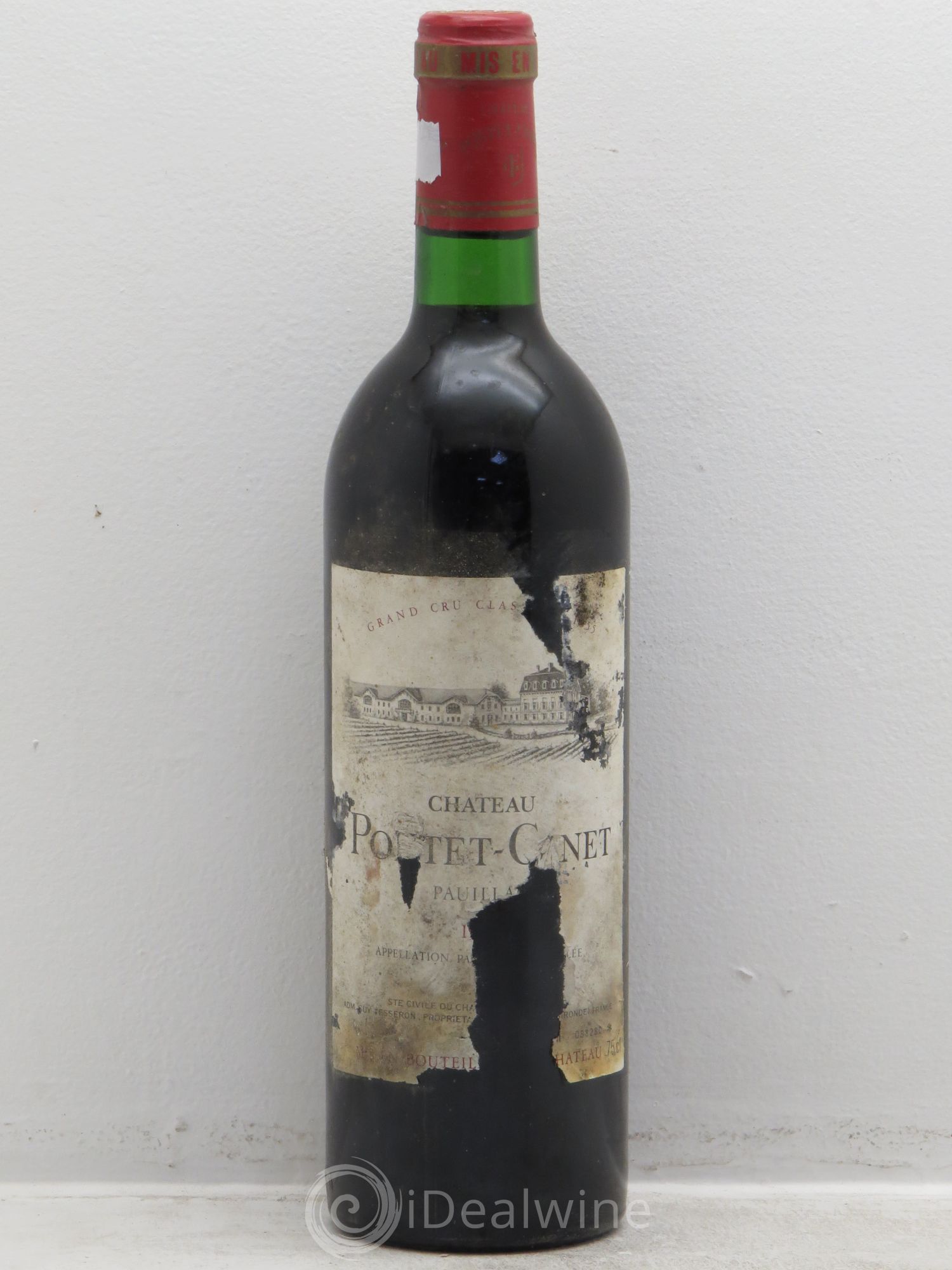 Château Pontet Canet 5ème Grand Cru Classé 1982 - Lot de 1 bouteille - 0