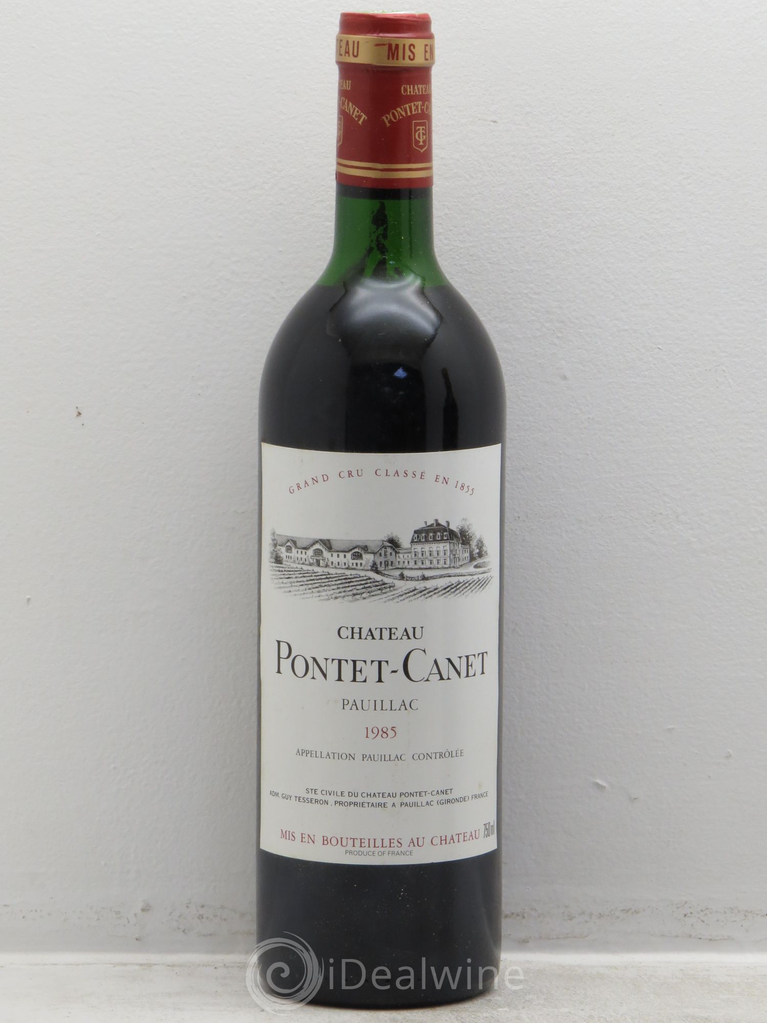 Château Pontet Canet 5ème Grand Cru Classé 1985 - Lot de 6 bouteilles - 0
