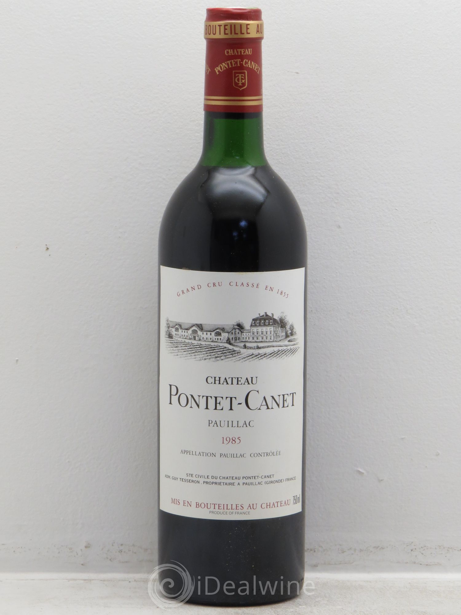 Château Pontet Canet 5ème Grand Cru Classé 1985 - Lot de 6 bouteilles - 0