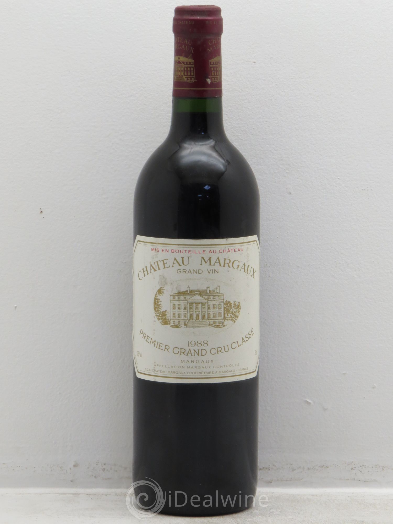 Château Margaux 1er Grand Cru Classé 1988 - Lot de 1 bouteille - 0
