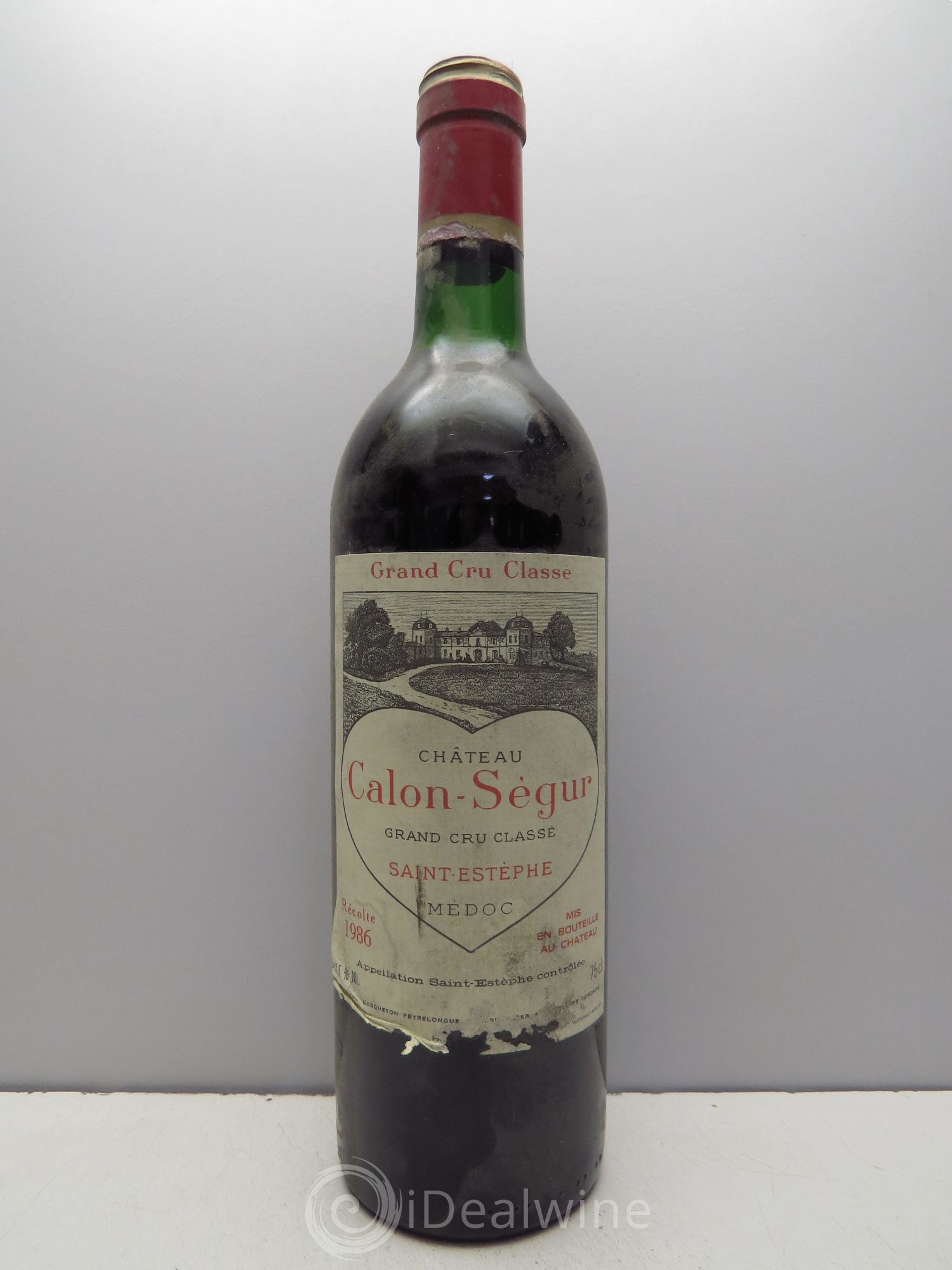 Château Calon Ségur 3ème Grand Cru Classé 1986 - Lot de 6 bouteilles - 0