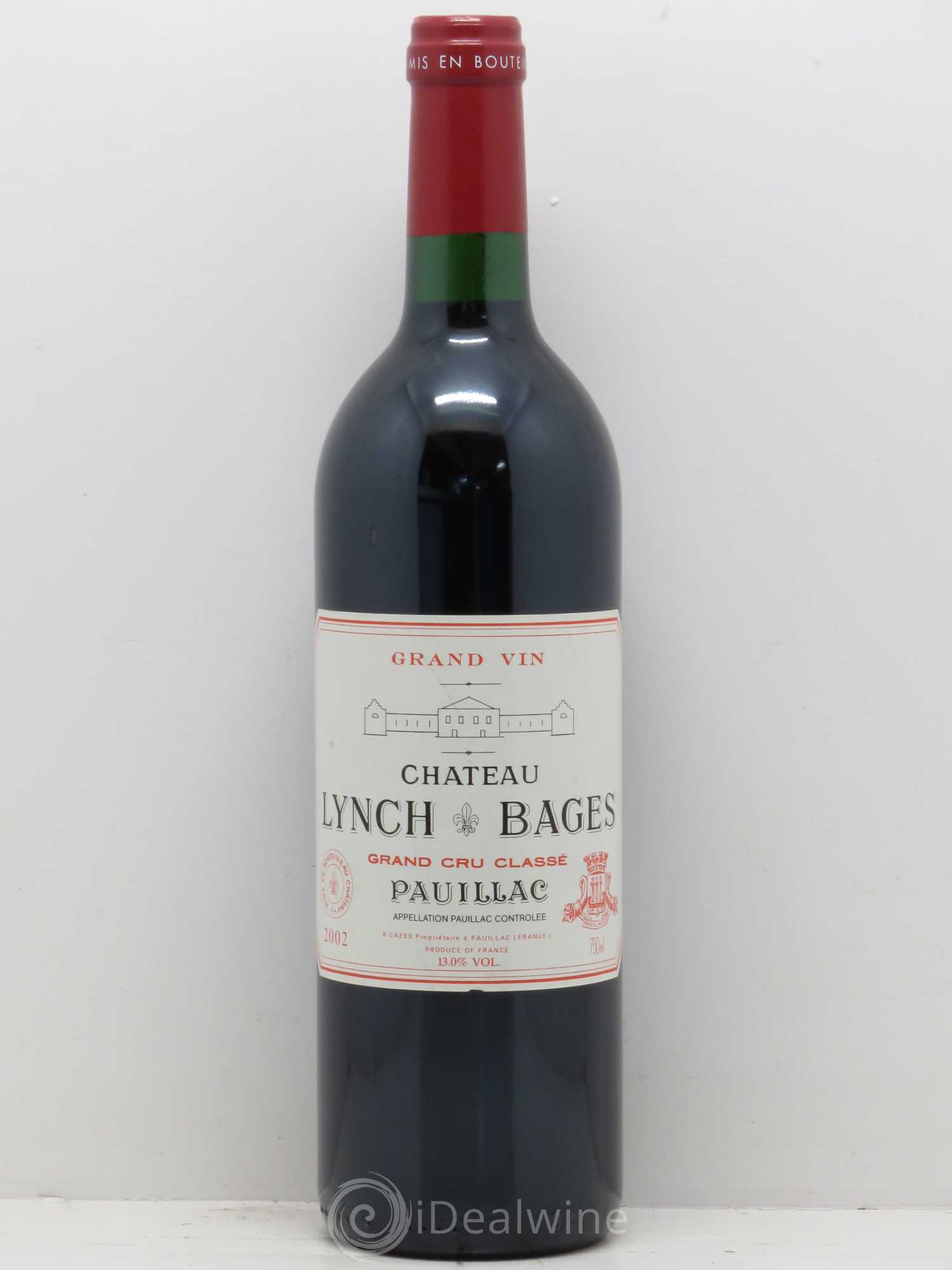 Château Lynch Bages 5ème Grand Cru Classé 2002 - Lot de 1 bouteille - 0
