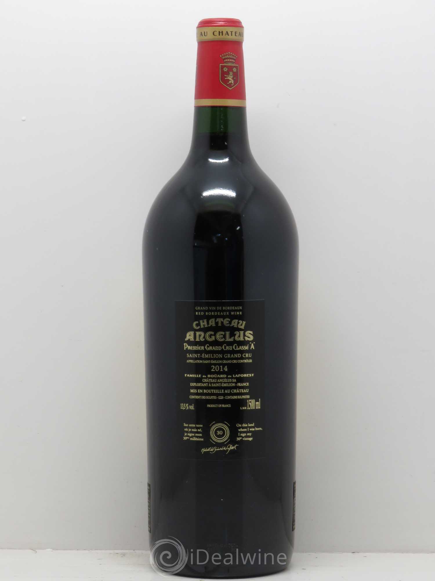 Château Angélus 1er Grand Cru Classé A 2014 - Lot de 1 magnum - 1