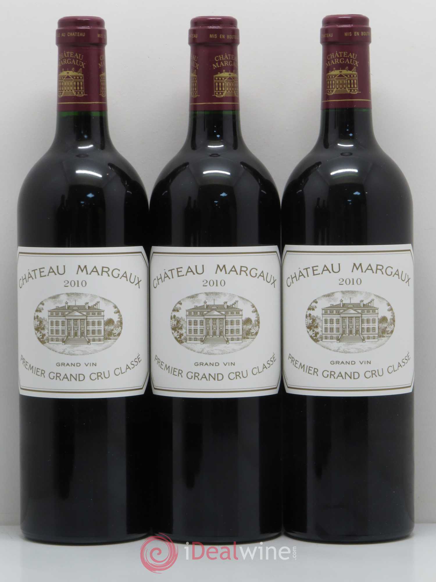 Château Margaux 1er Grand Cru Classé 2010 - Lot de 6 bouteilles - 1