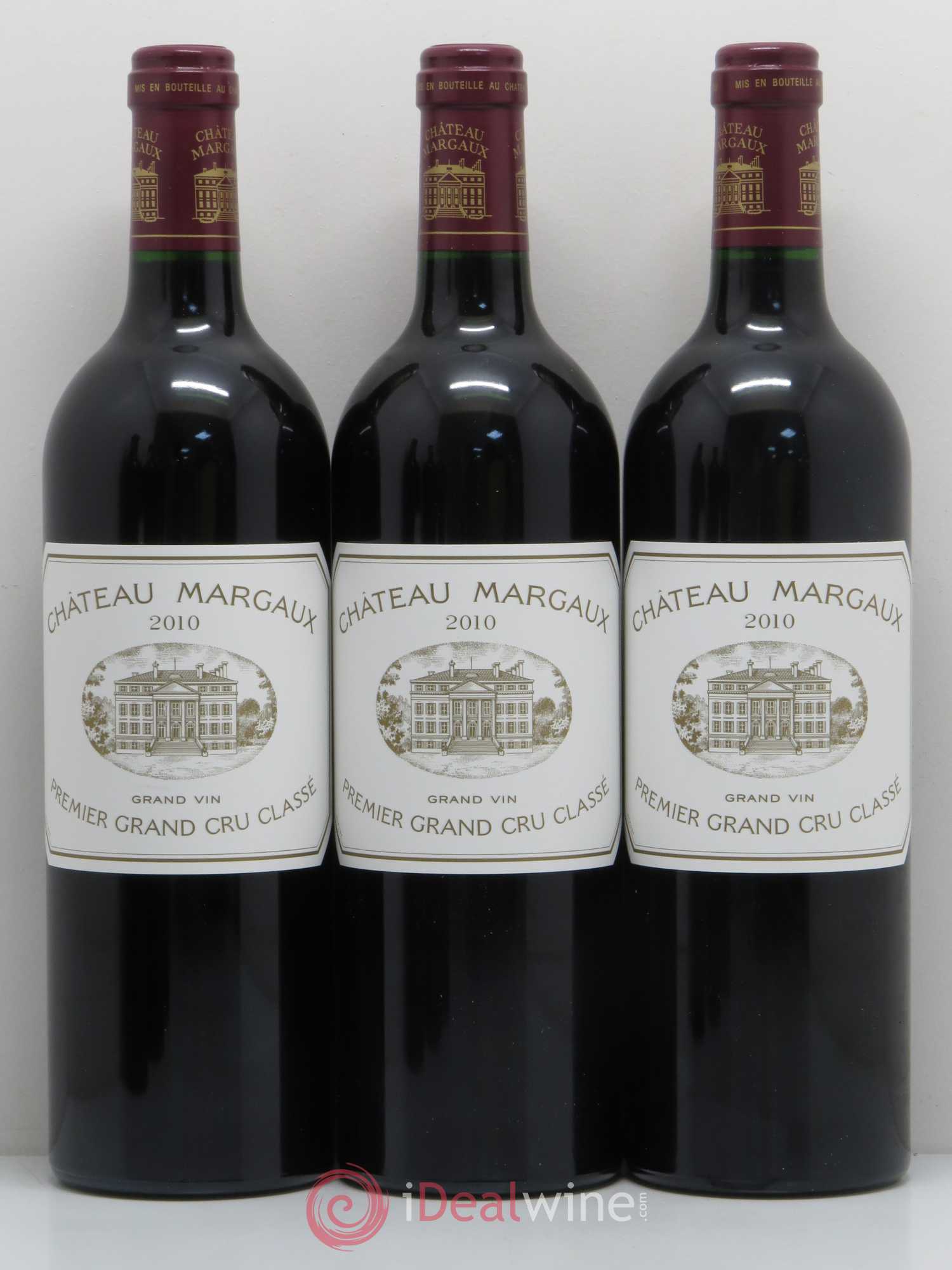 Château Margaux 1er Grand Cru Classé 2010 - Lot de 6 bouteilles - 1