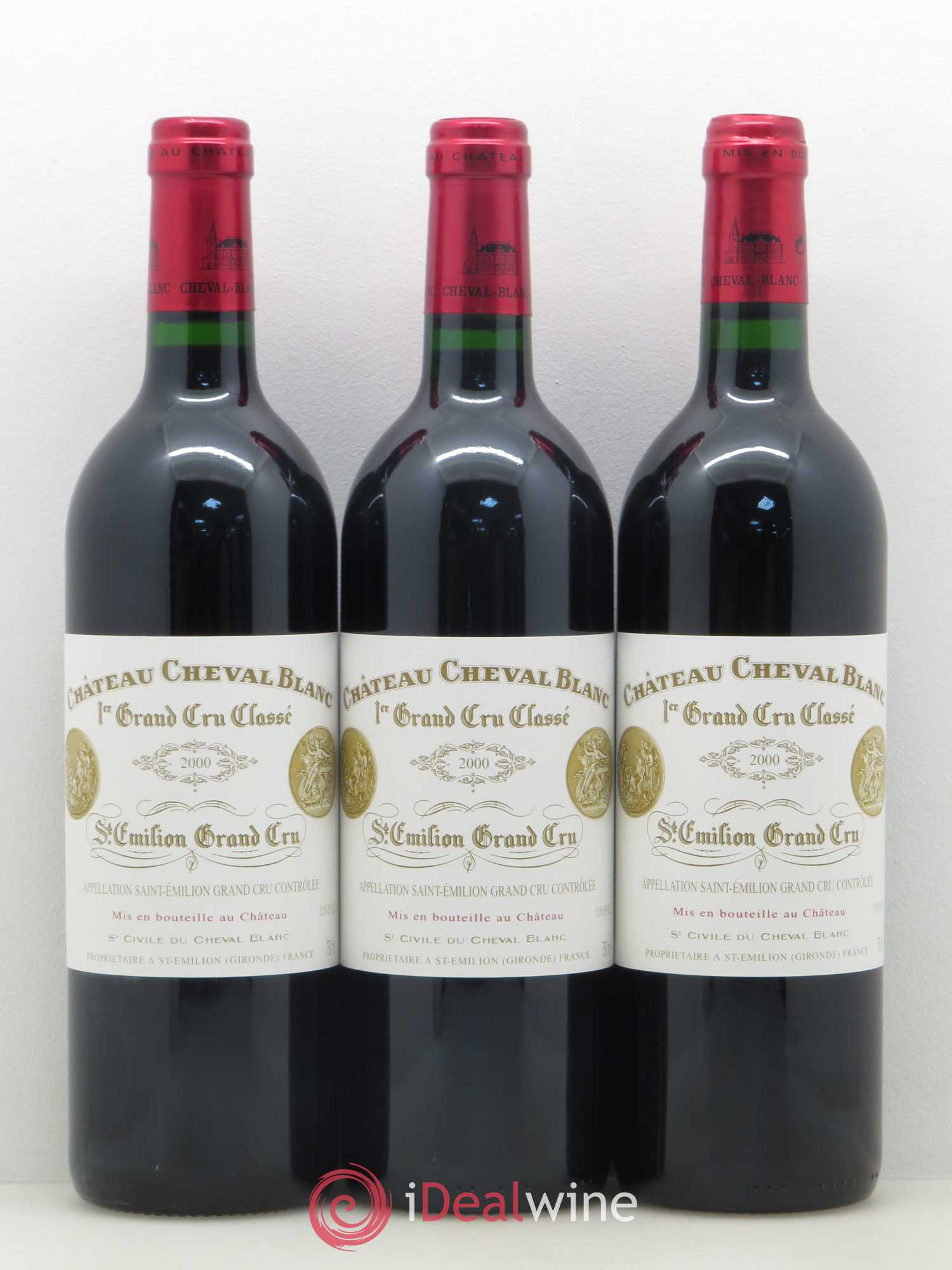Château Cheval Blanc 1er Grand Cru Classé A 2000 - Lot de 6 bouteilles - 2