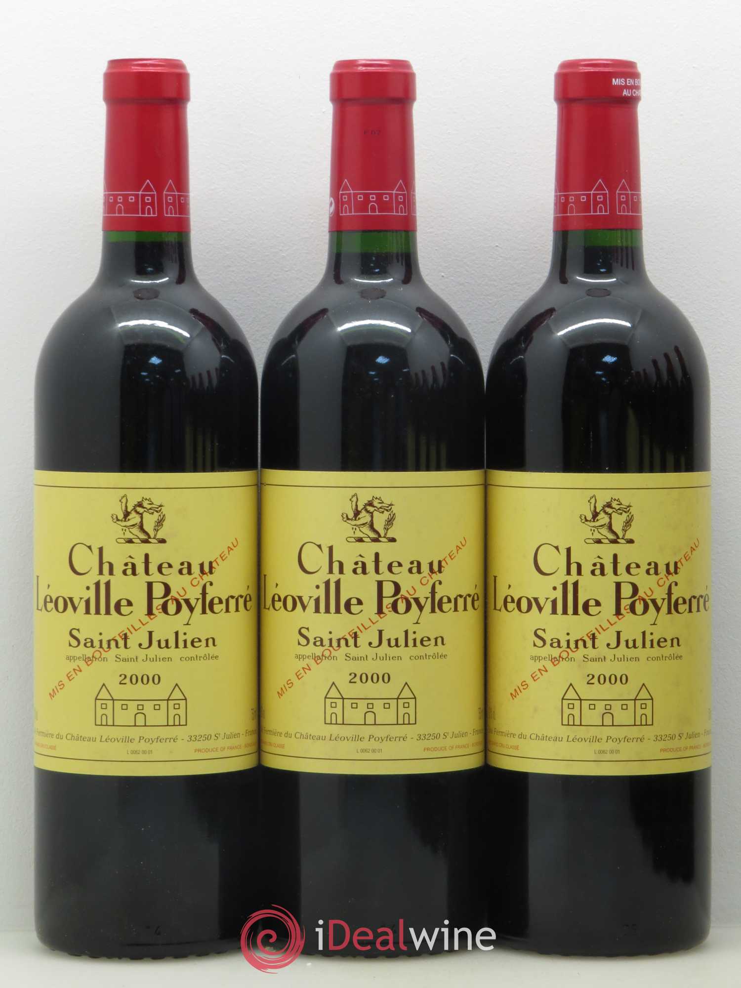 Château Léoville Poyferré 2ème Grand Cru Classé 2000 - Lot de 12 bouteilles - 2