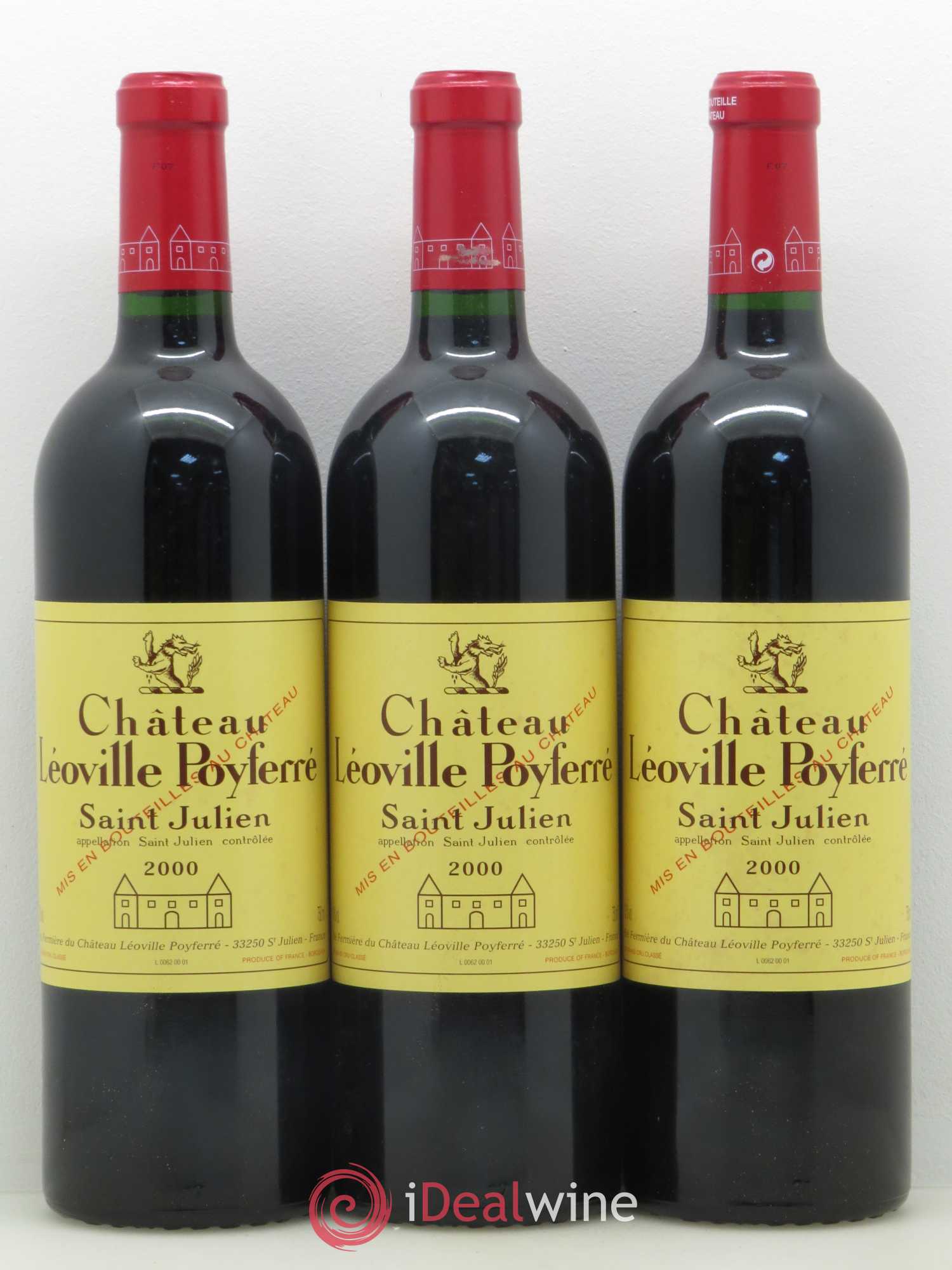 Château Léoville Poyferré 2ème Grand Cru Classé 2000 - Lot de 12 bouteilles - 4