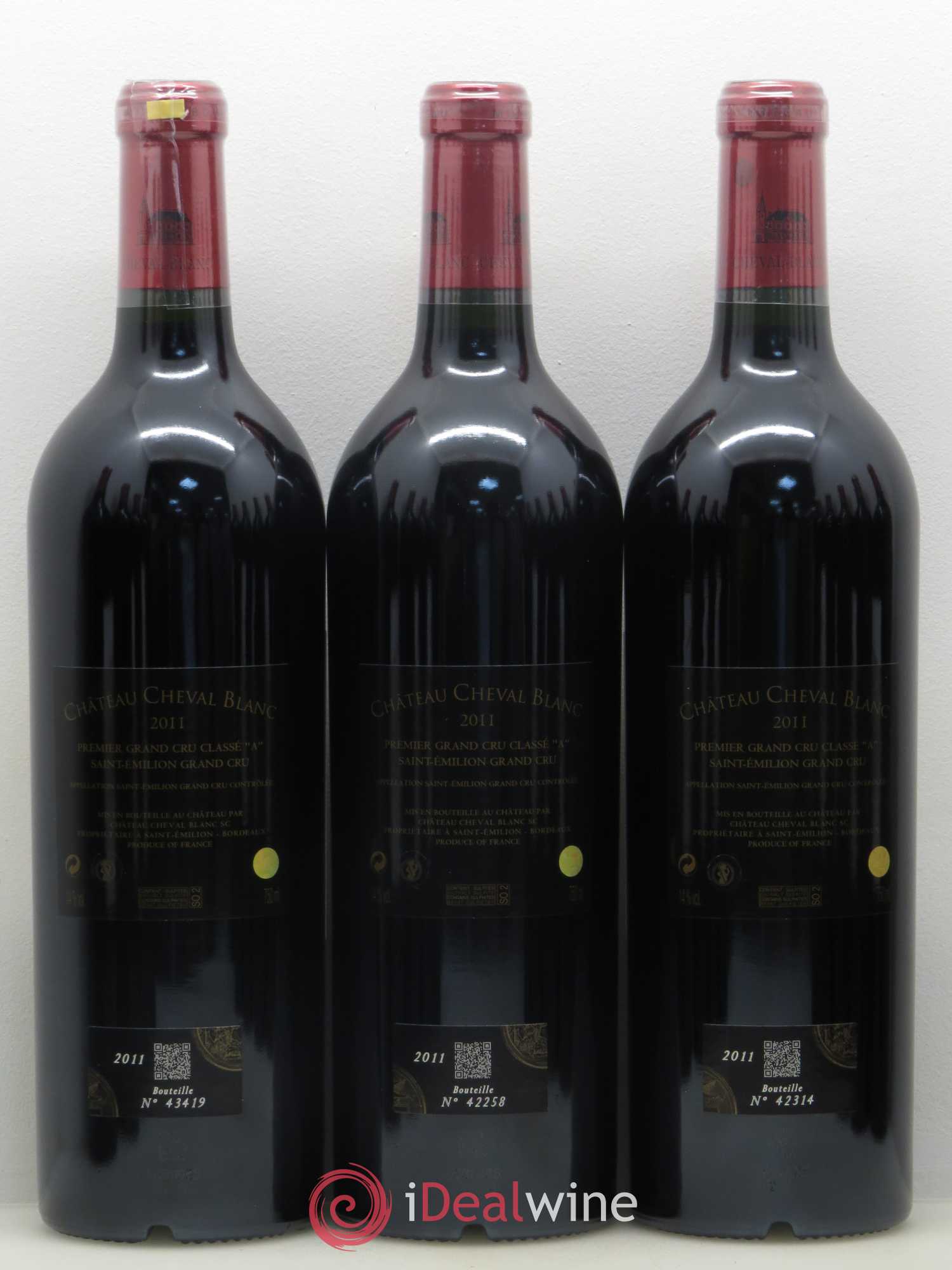 Château Cheval Blanc 1er Grand Cru Classé A 2011 - Lot de 12 bouteilles - 2