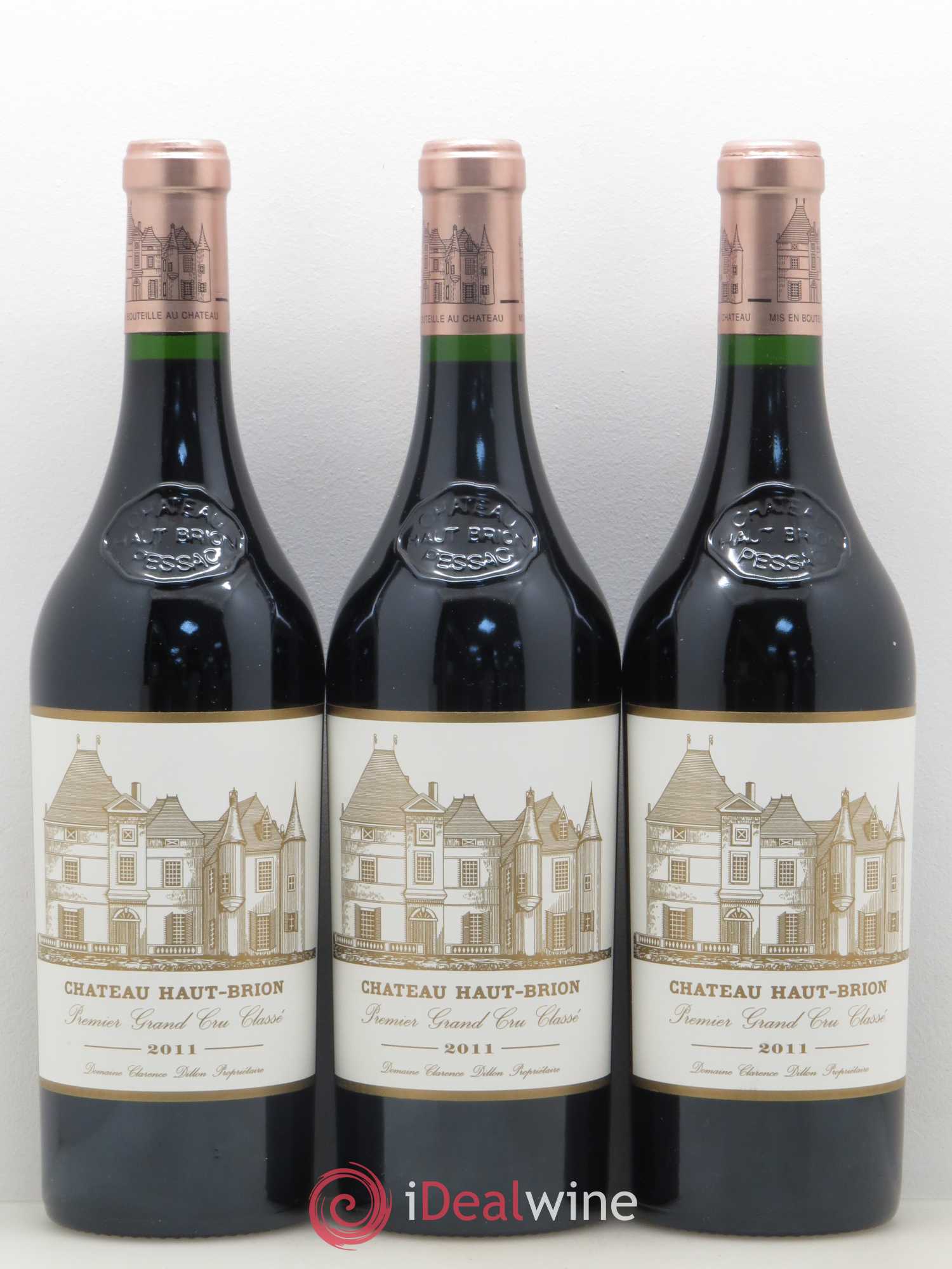 Château Haut Brion 1er Grand Cru Classé 2011 - Lot de 3 bouteilles - 0