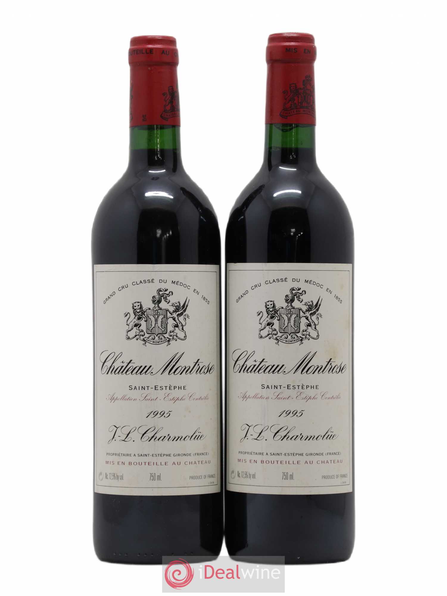 Château Montrose 2ème Grand Cru Classé 1995 - Lot de 2 bouteilles - 0