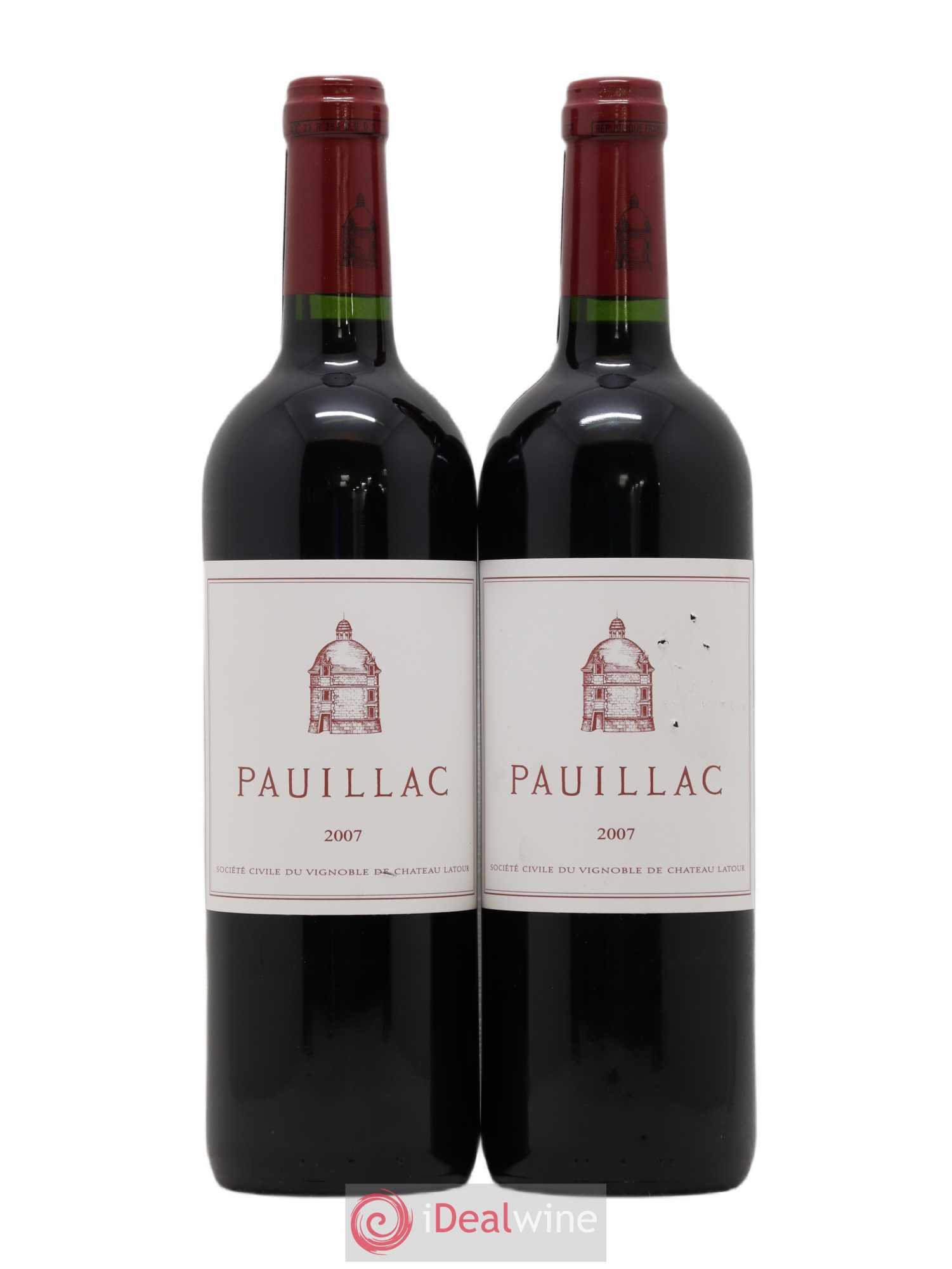 Pauillac de Château Latour 2007 - Lot de 2 bouteilles - 0