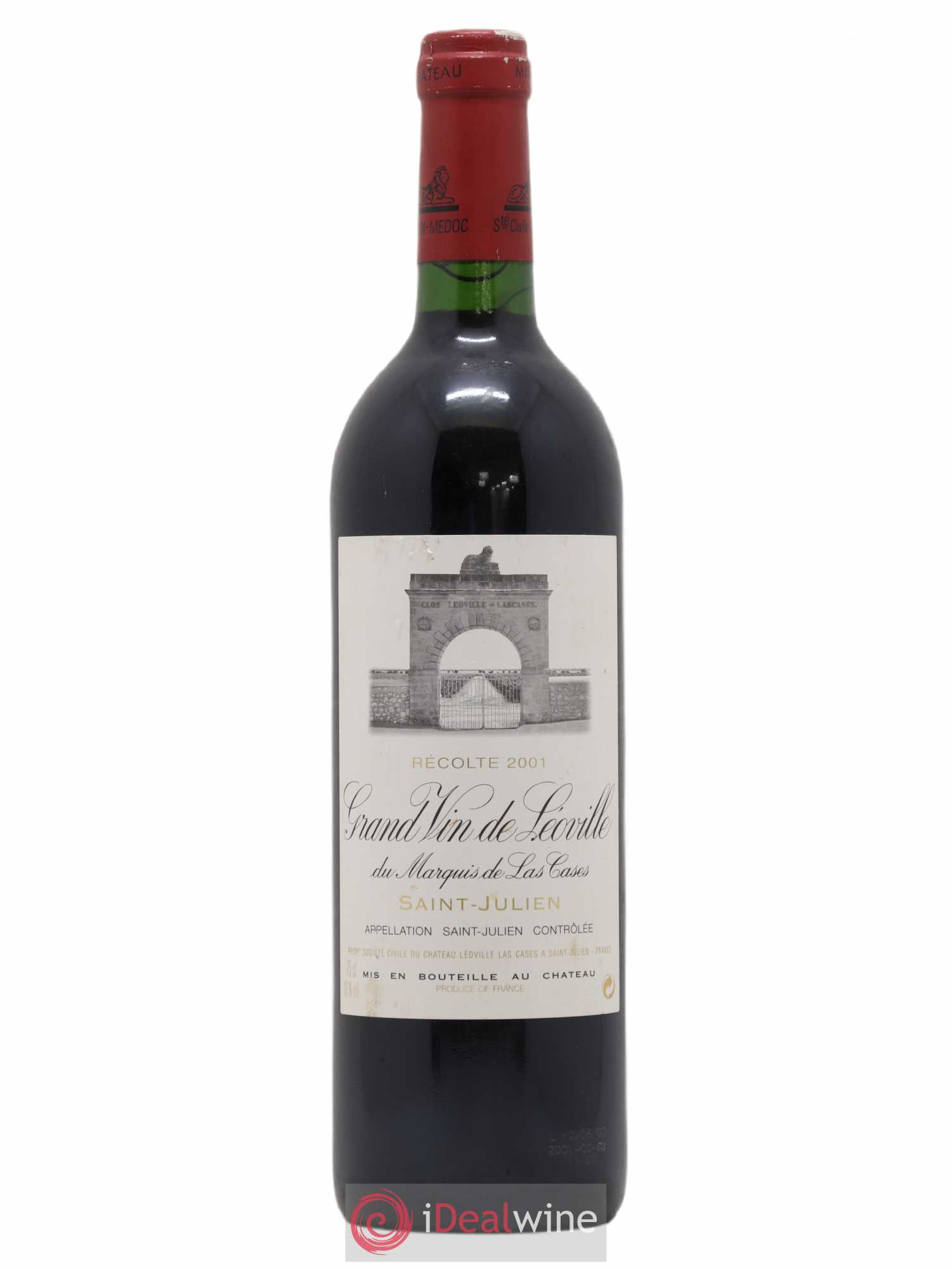 Château Léoville Las Cases 2ème Grand Cru Classé 2001 - Lot de 1 bouteille - 0