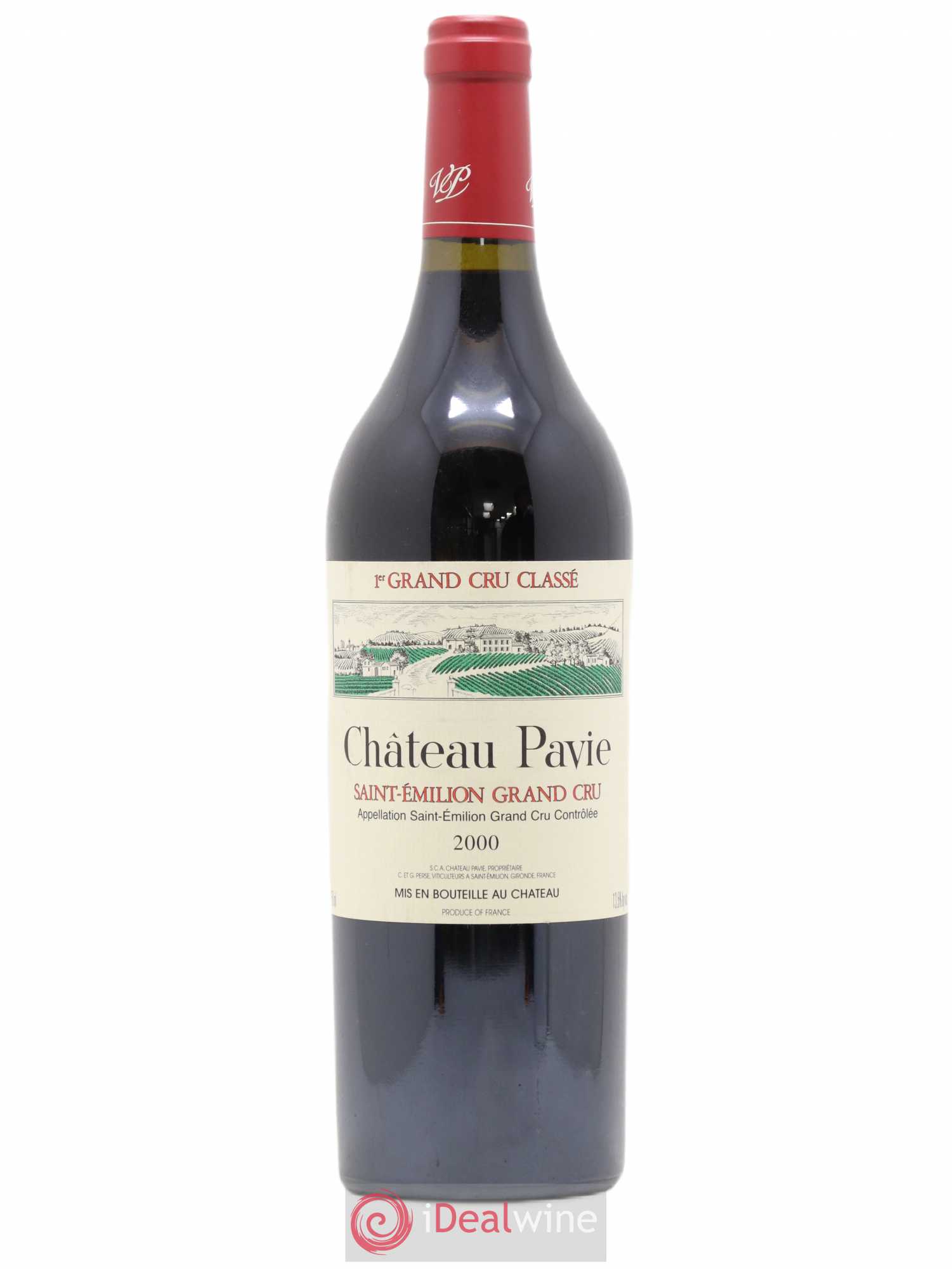 Château Pavie 1er Grand Cru Classé A 2000 - Lot de 1 bouteille - 0