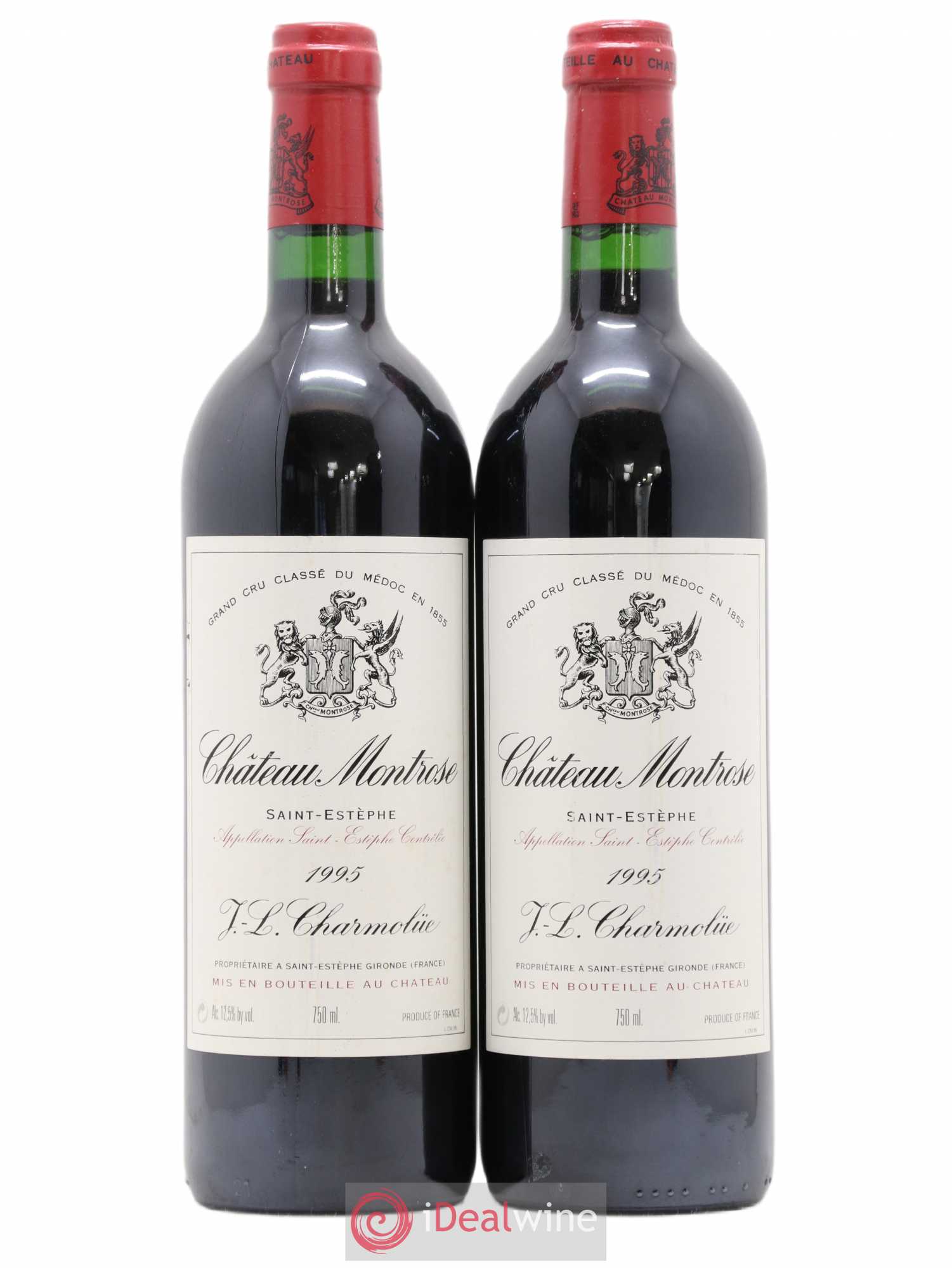Château Montrose 2ème Grand Cru Classé 1995 - Lot de 2 bouteilles - 0