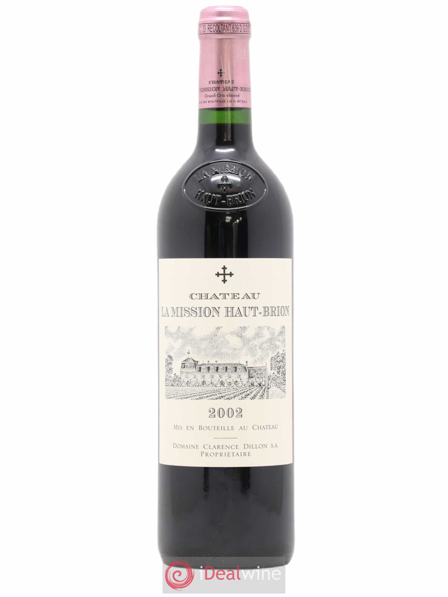 Château la Mission Haut-Brion Cru Classé de Graves 2002 - Lot de 1 bouteille - 0