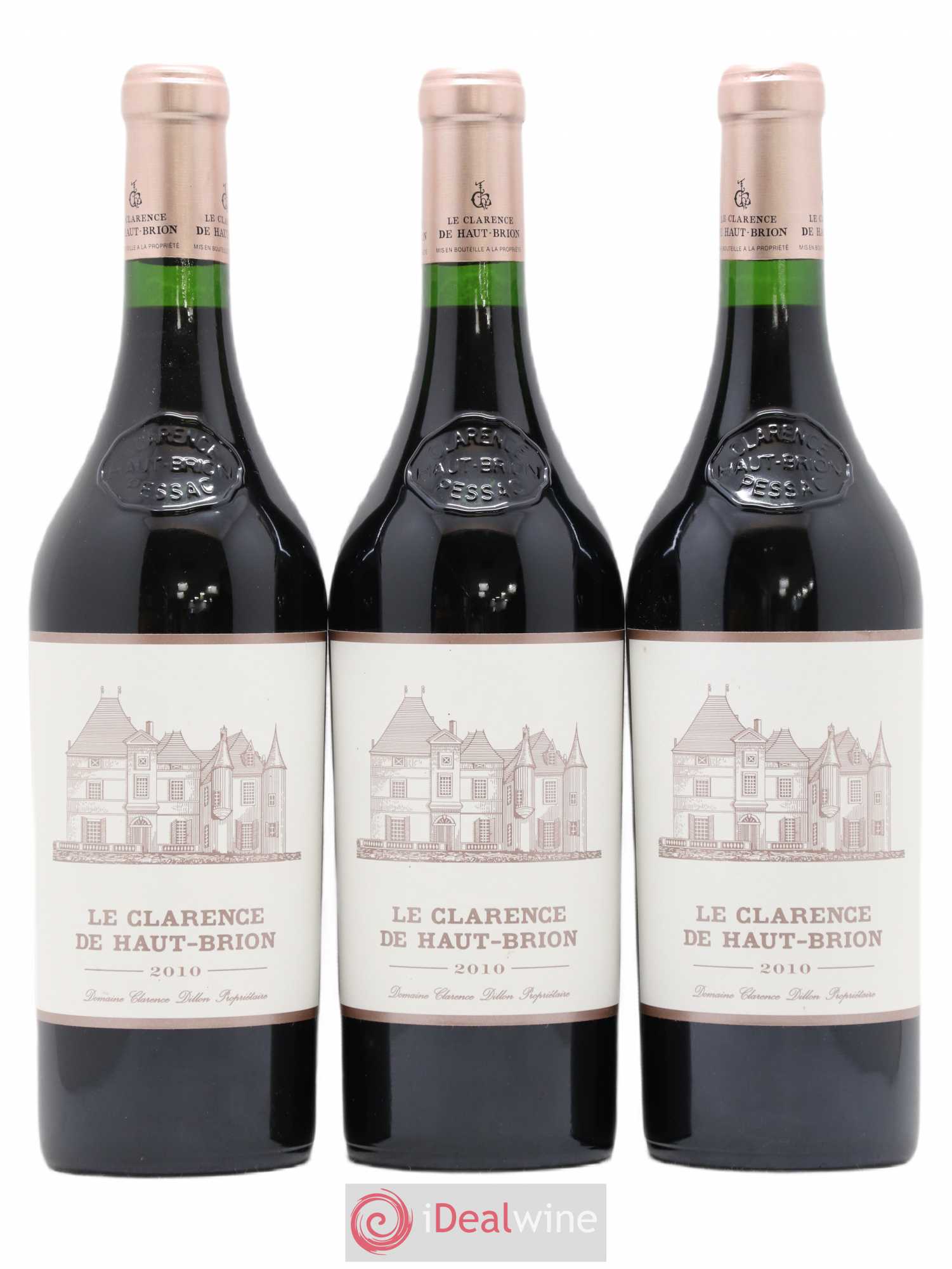 Clarence (Bahans) de Haut-Brion Second Vin 2010 - Lot de 3 bouteilles - 0