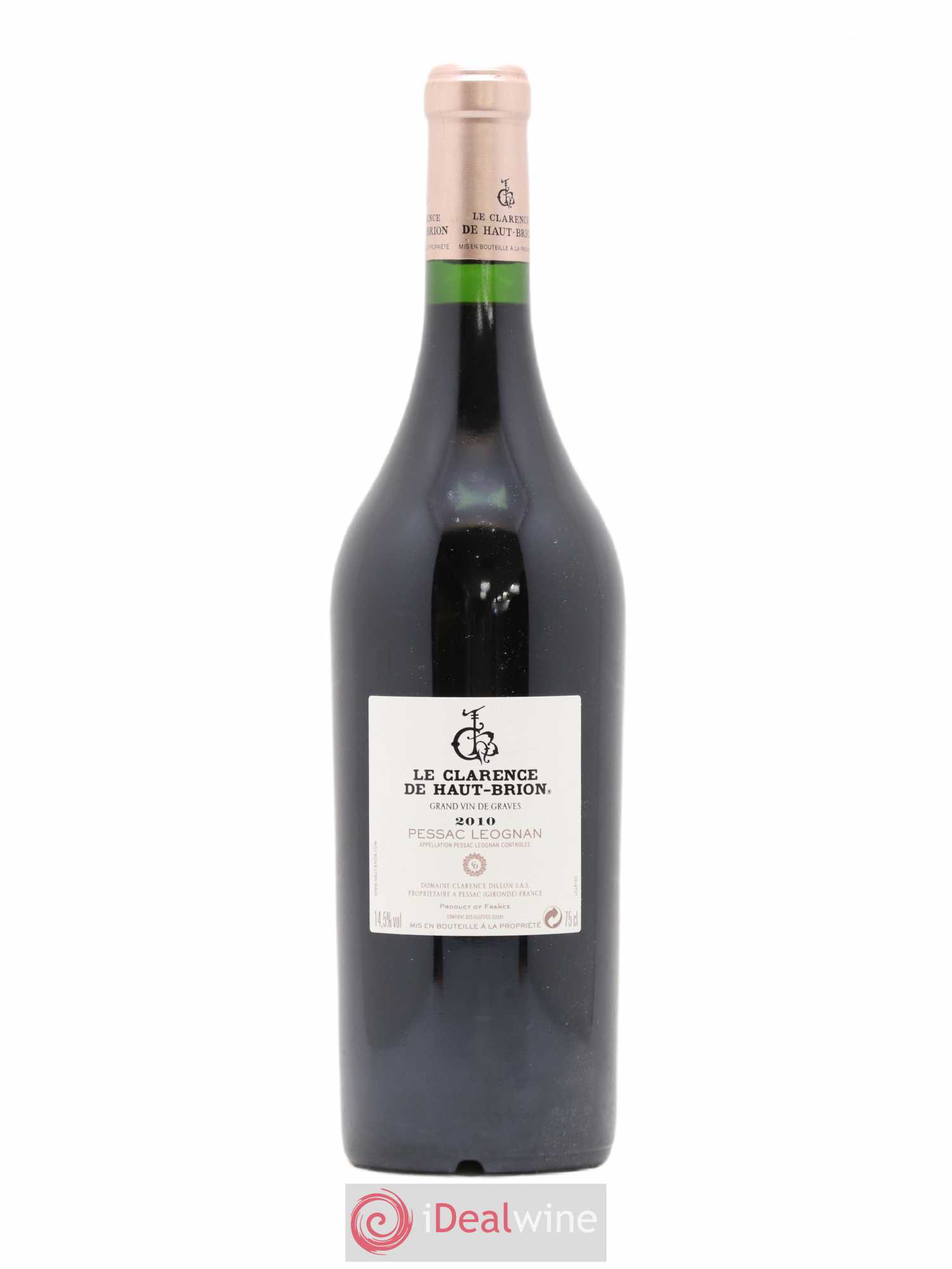 Clarence (Bahans) de Haut-Brion Second Vin 2010 - Lot de 1 bouteille - 1
