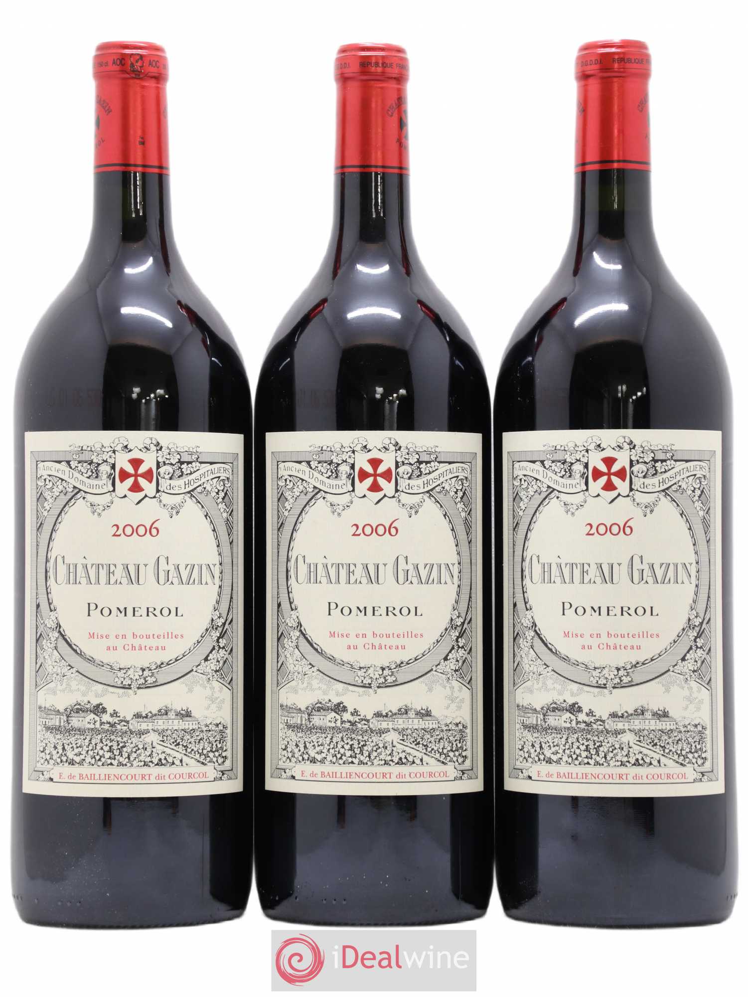 Château Gazin 2006 - Lot de 3 magnums - 0