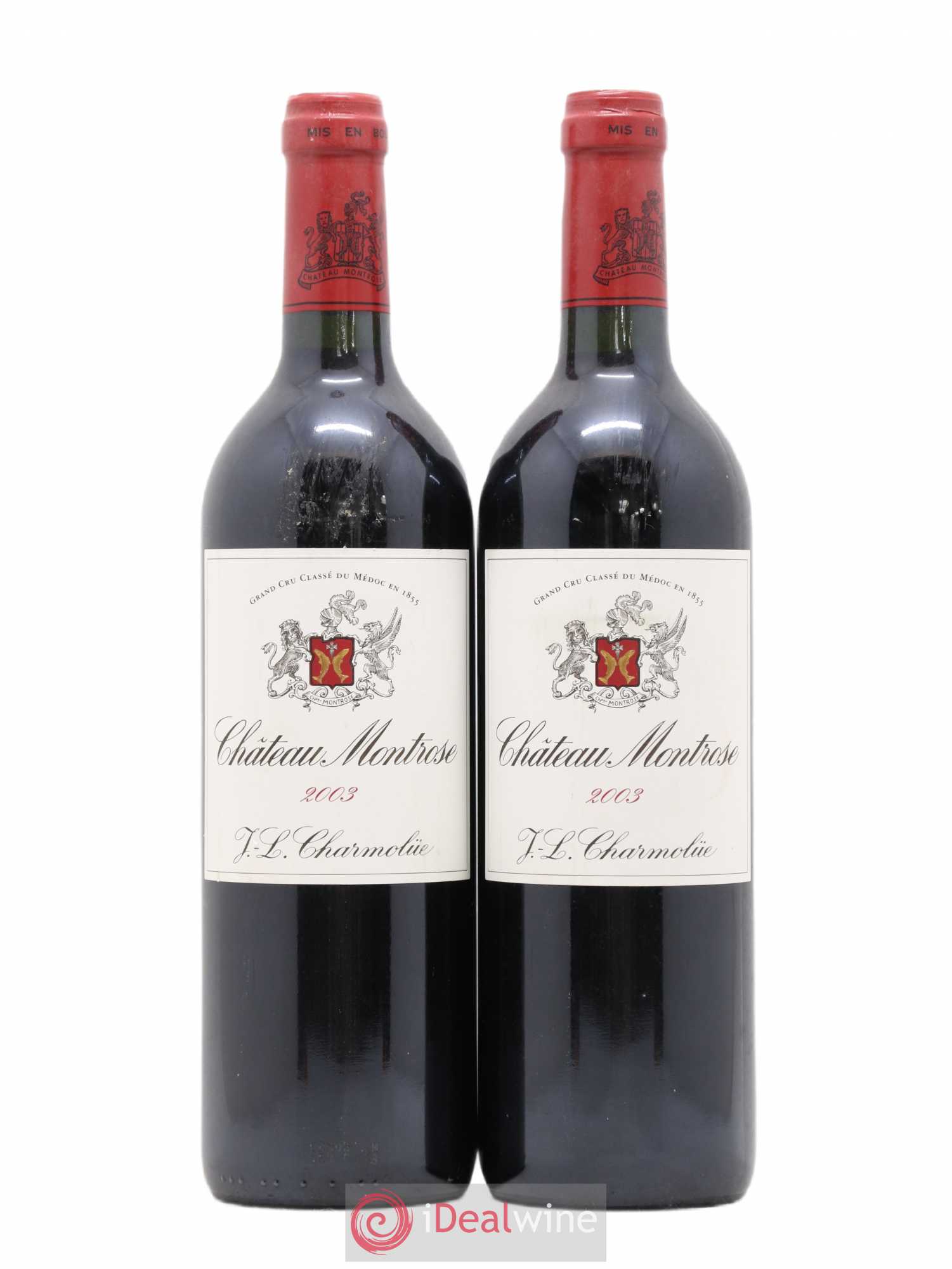 Château Montrose 2ème Grand Cru Classé 2003 - Lot de 2 bouteilles - 0
