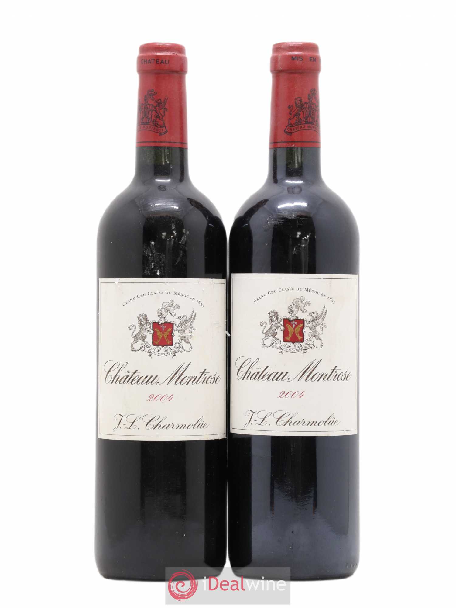Château Montrose 2ème Grand Cru Classé 2004 - Lot de 2 bouteilles - 0