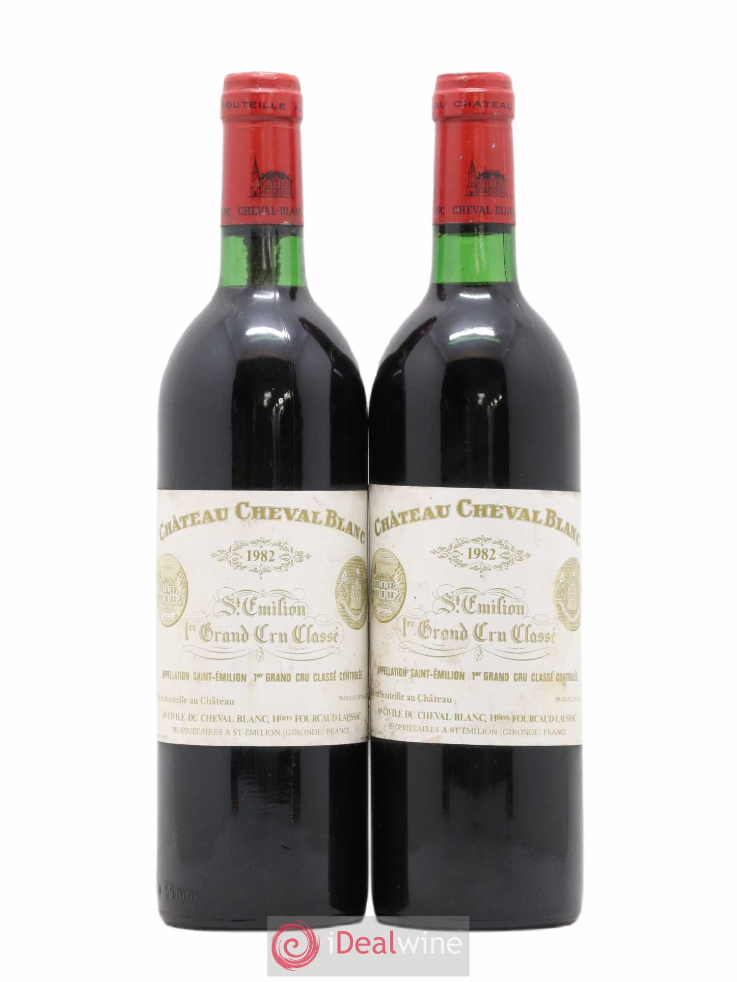 Château Cheval Blanc 1er Grand Cru Classé A 1982 - Lot de 2 bouteilles - 0