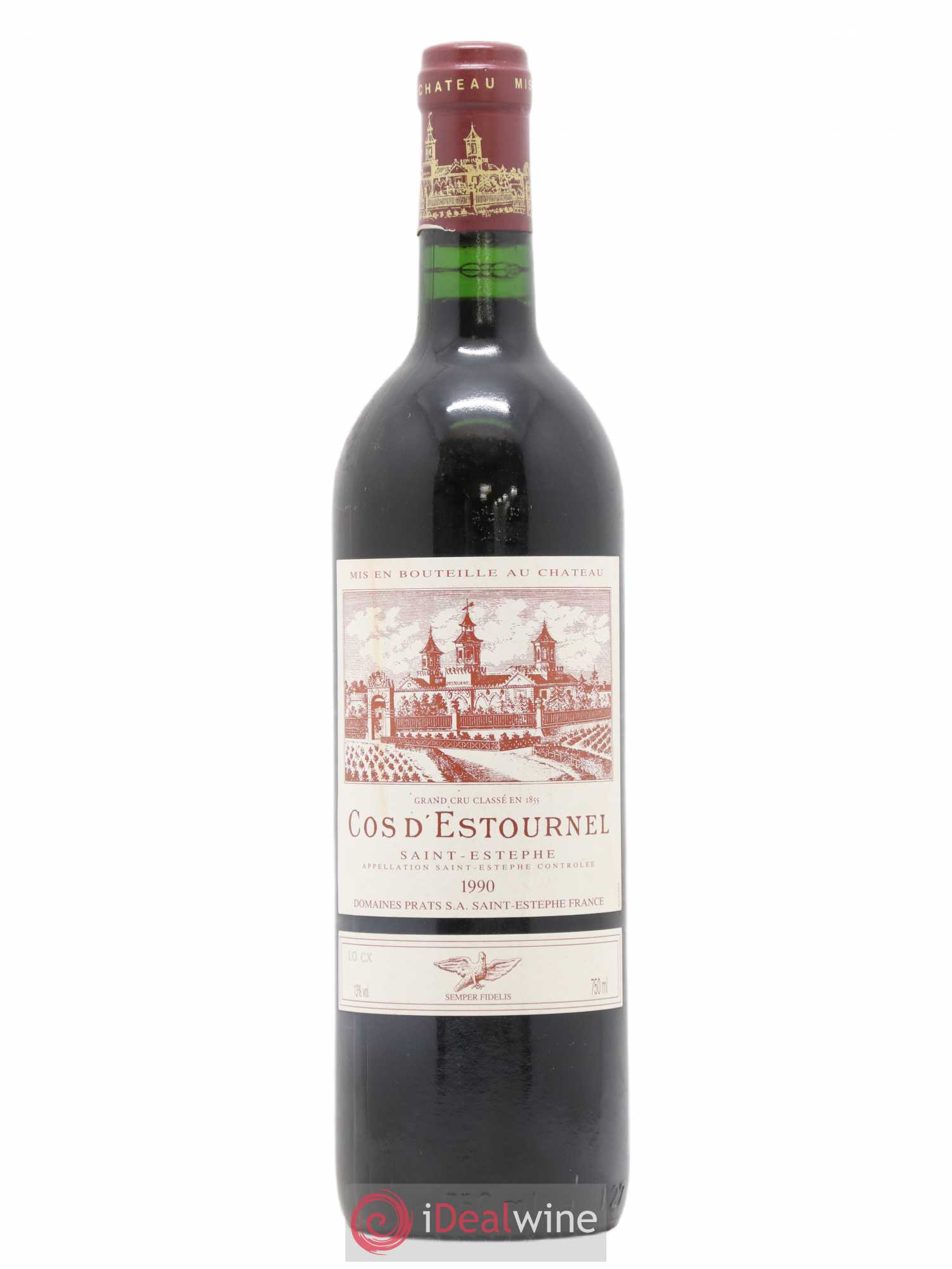 Cos d'Estournel 2ème Grand Cru Classé 1990 - Lot de 1 bouteille - 0