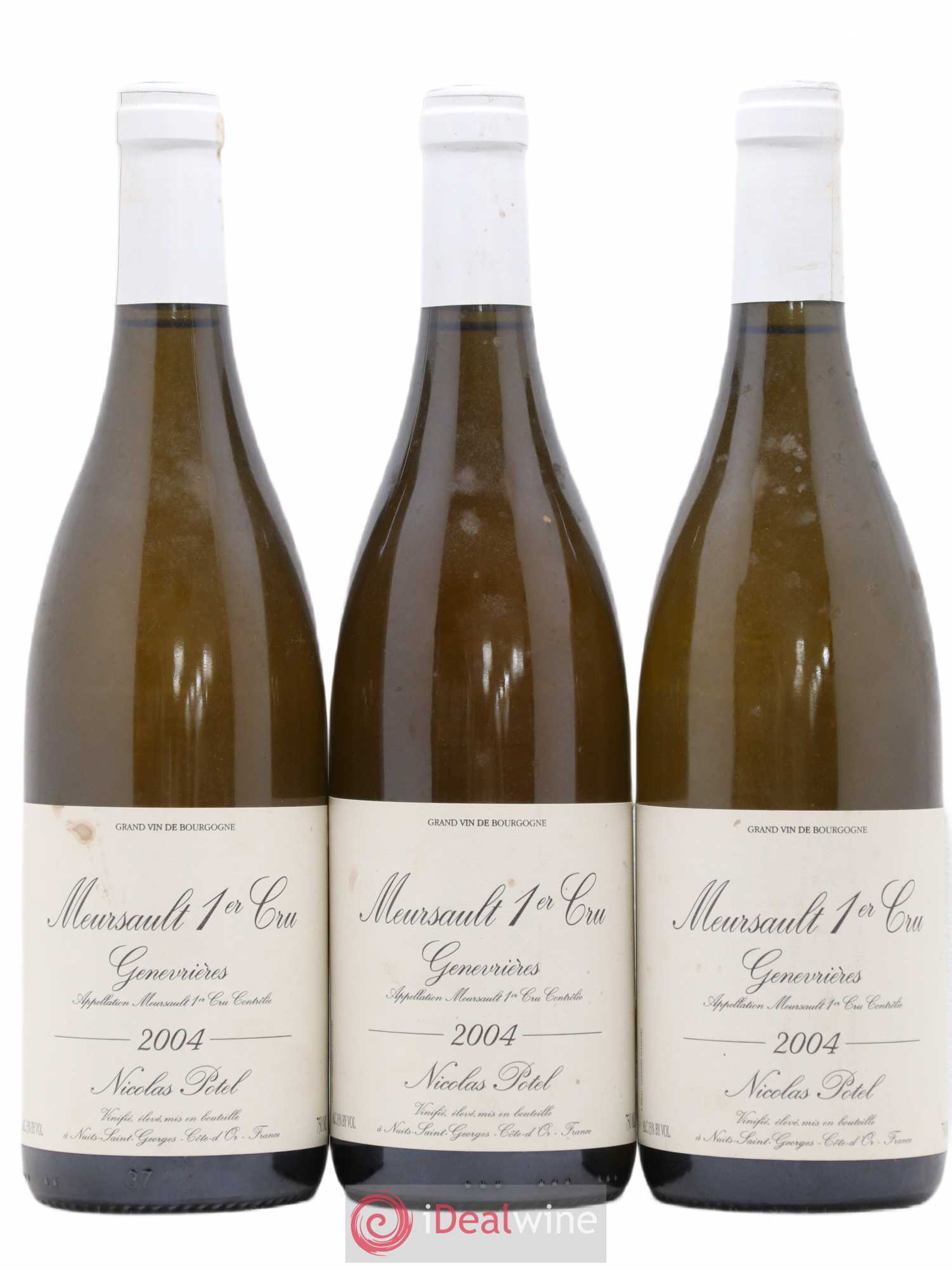 Meursault 1er Cru Genevrières Potel 2004 - Posten von 3 Flaschen - 0