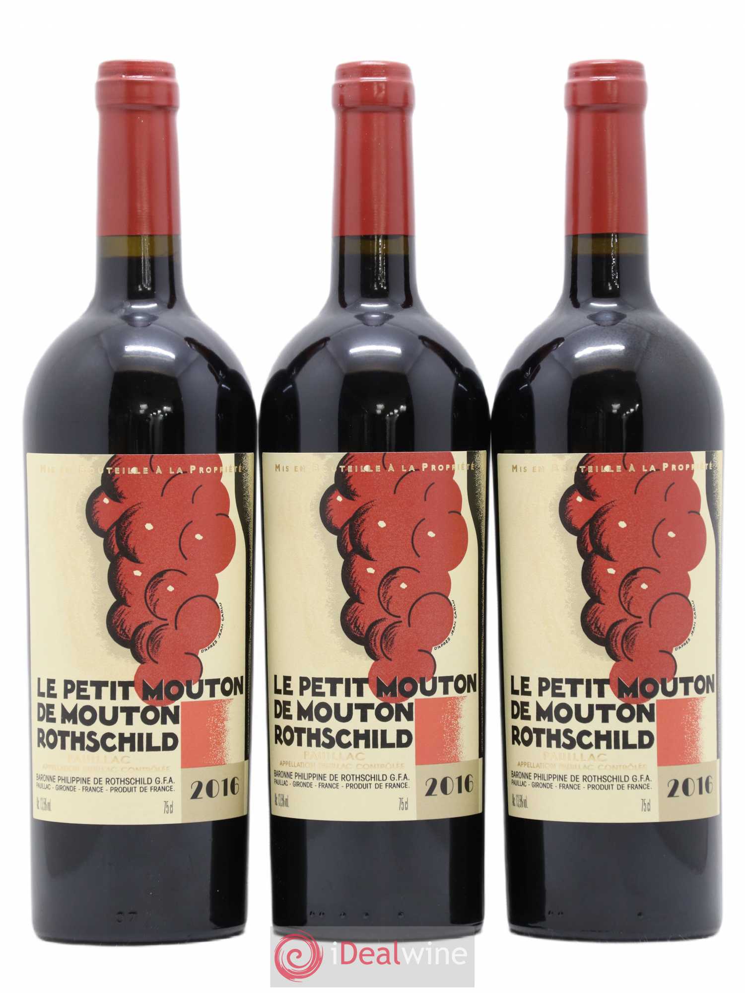 Petit Mouton Second Vin 2016 - Lot de 6 bouteilles - 1