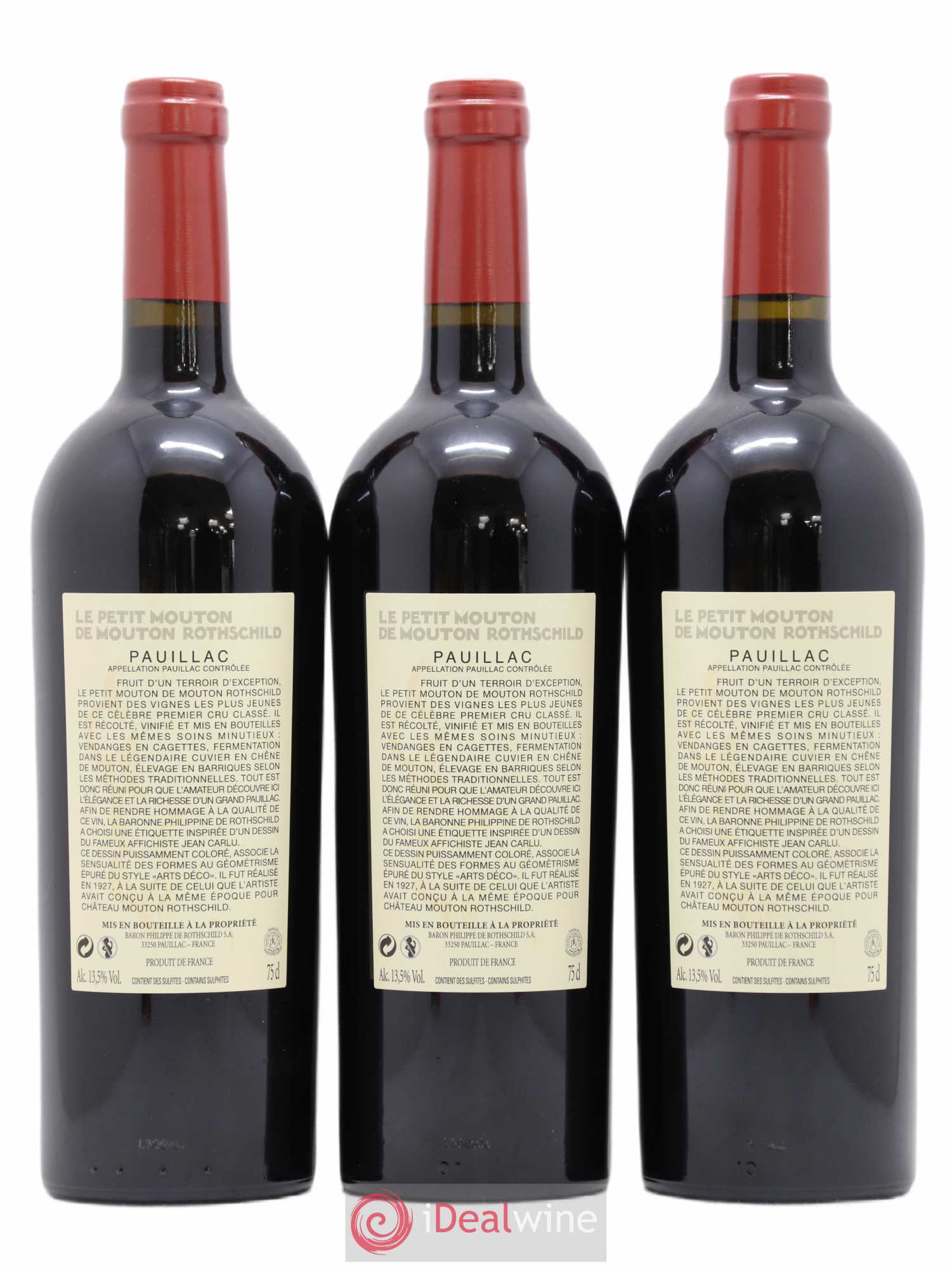 Petit Mouton Second Vin 2016 - Lot de 6 bouteilles - 2