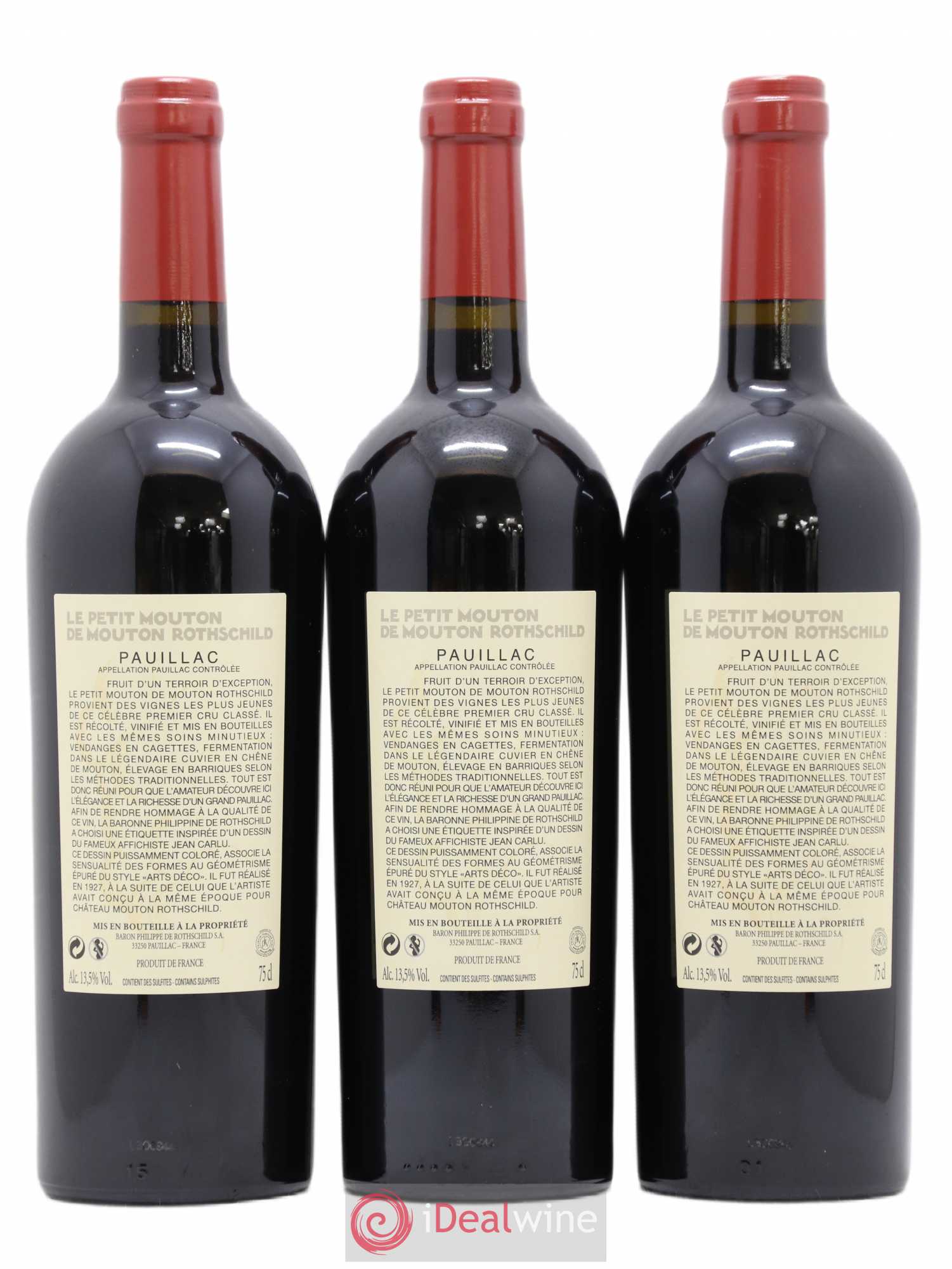 Petit Mouton Second Vin 2016 - Lot de 6 bouteilles - 4