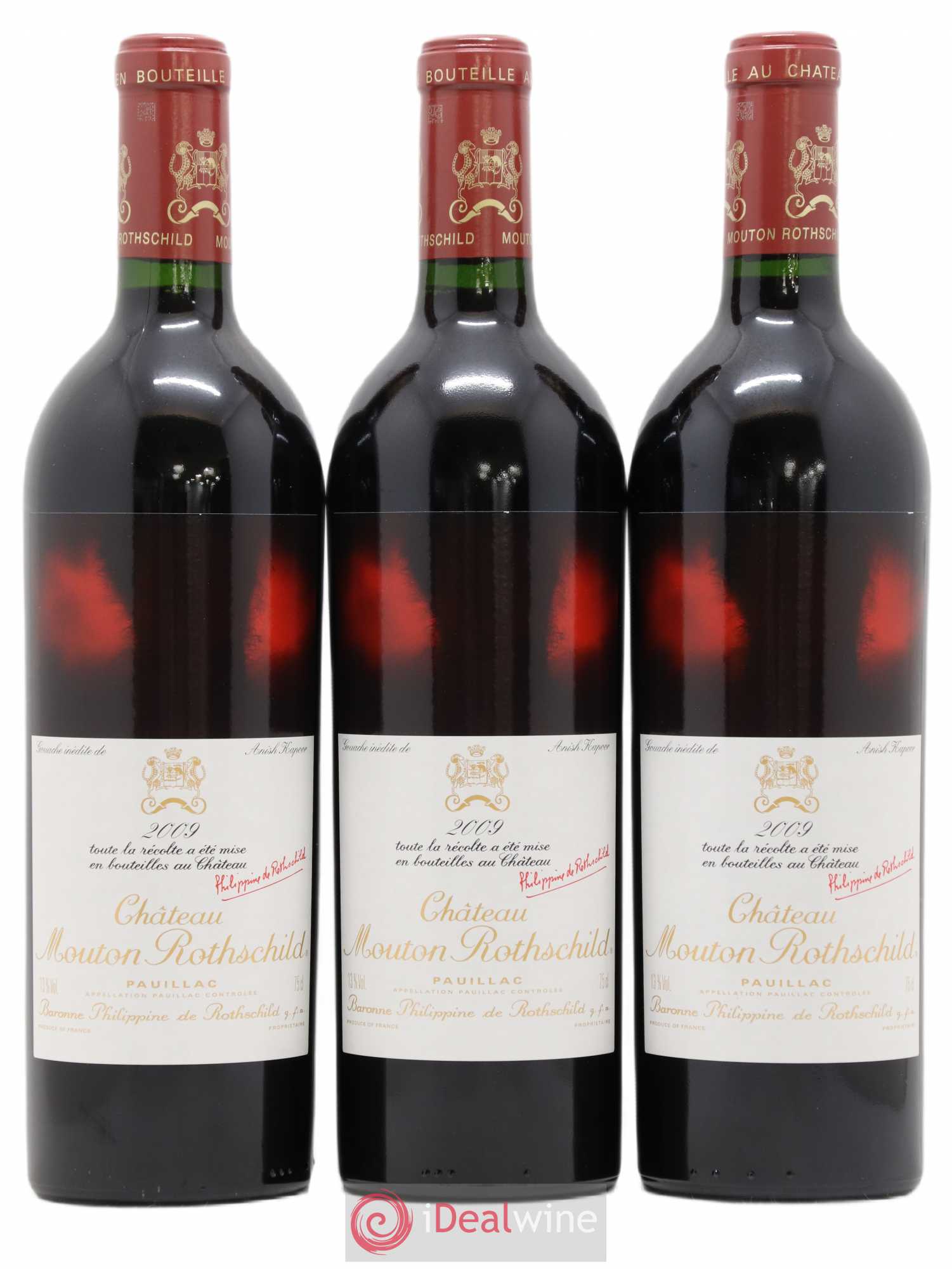 Château Mouton Rothschild 1er Grand Cru Classé 2009 - Lot de 6 bouteilles - 1