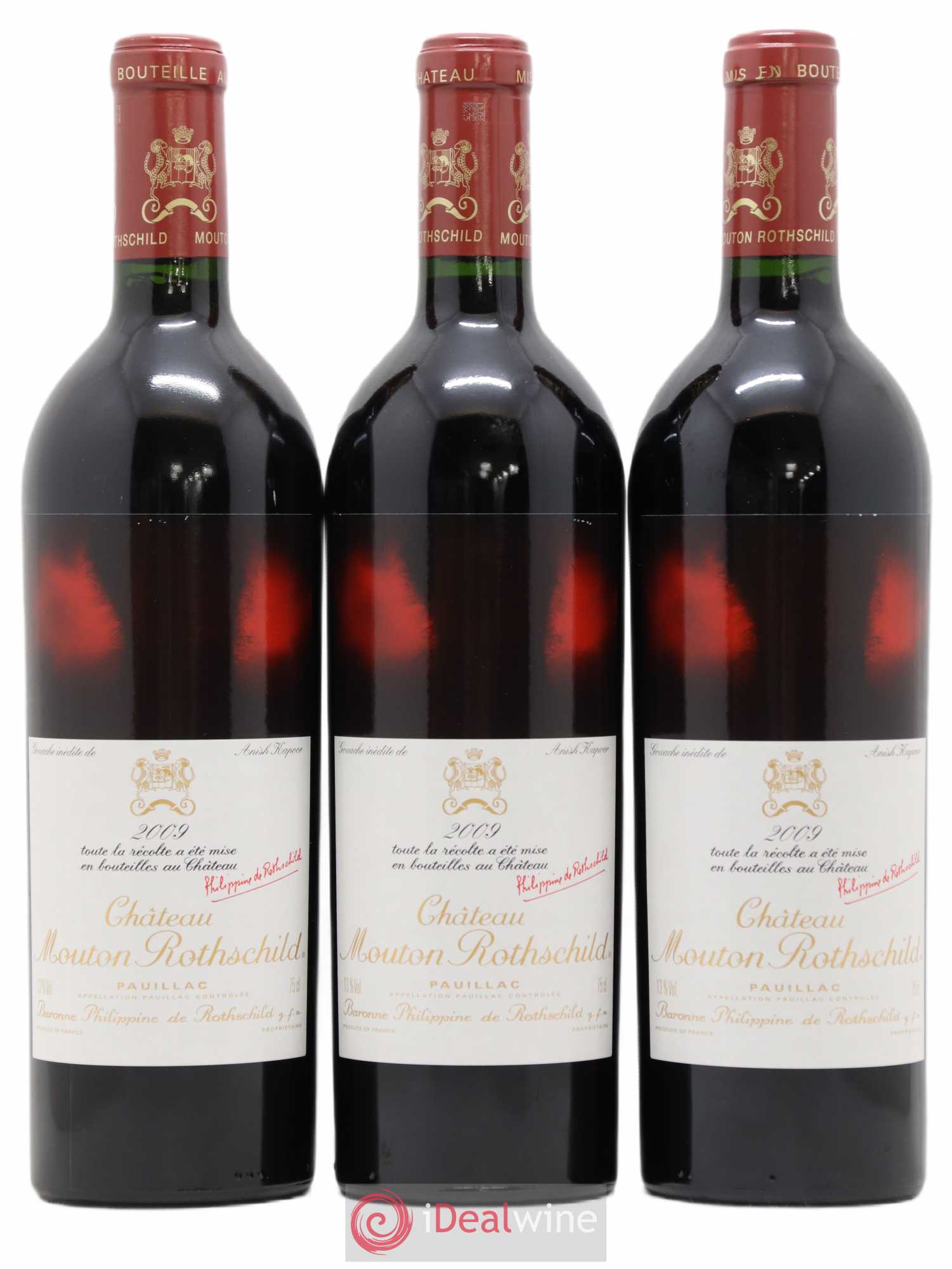 Château Mouton Rothschild 1er Grand Cru Classé 2009 - Lot de 6 bouteilles - 3