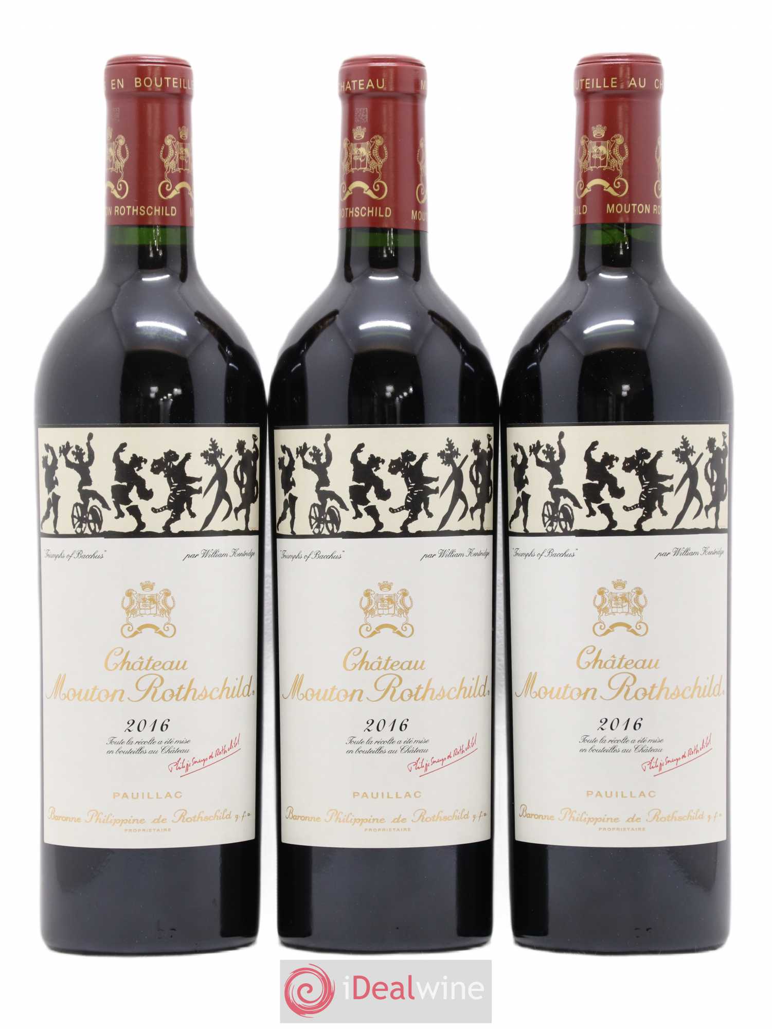 Château Mouton Rothschild 1er Grand Cru Classé 2016 - Lot de 6 bouteilles - 3