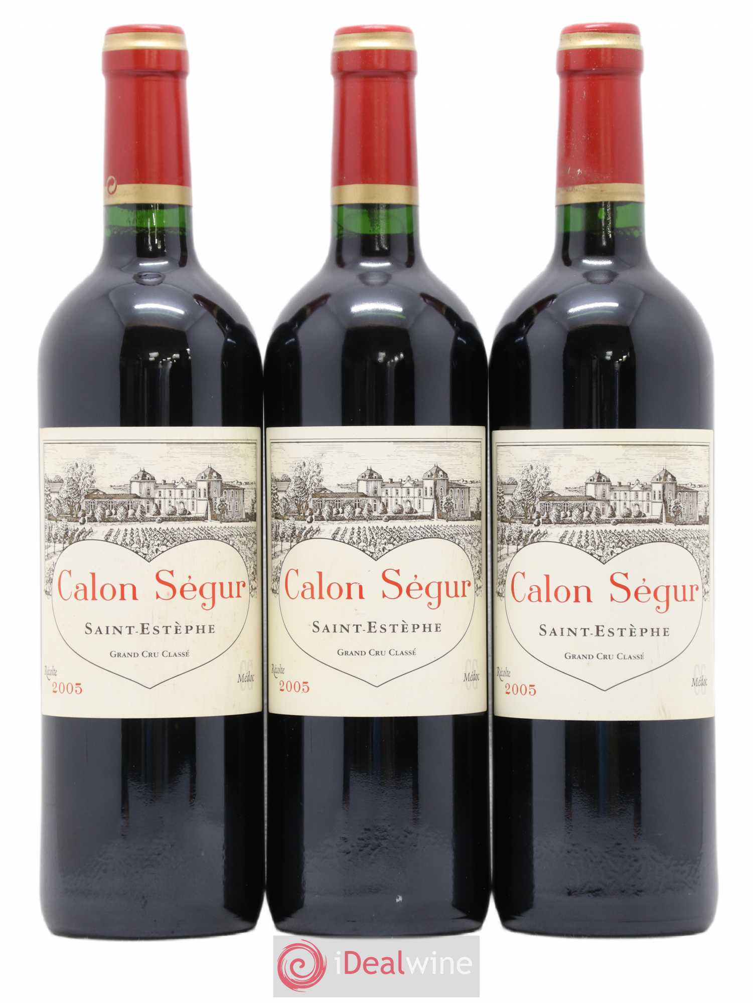 Château Calon Ségur 3ème Grand Cru Classé 2005 - Lot de 12 bouteilles - 3