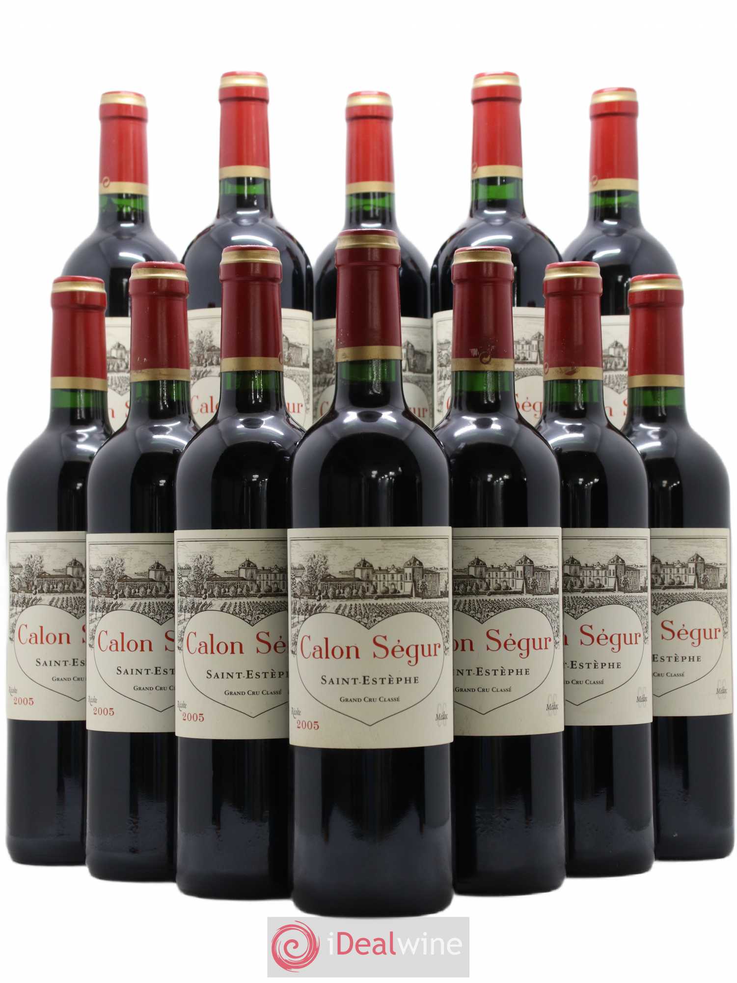 Château Calon Ségur 3ème Grand Cru Classé 2005 - Lot de 12 bouteilles - 0