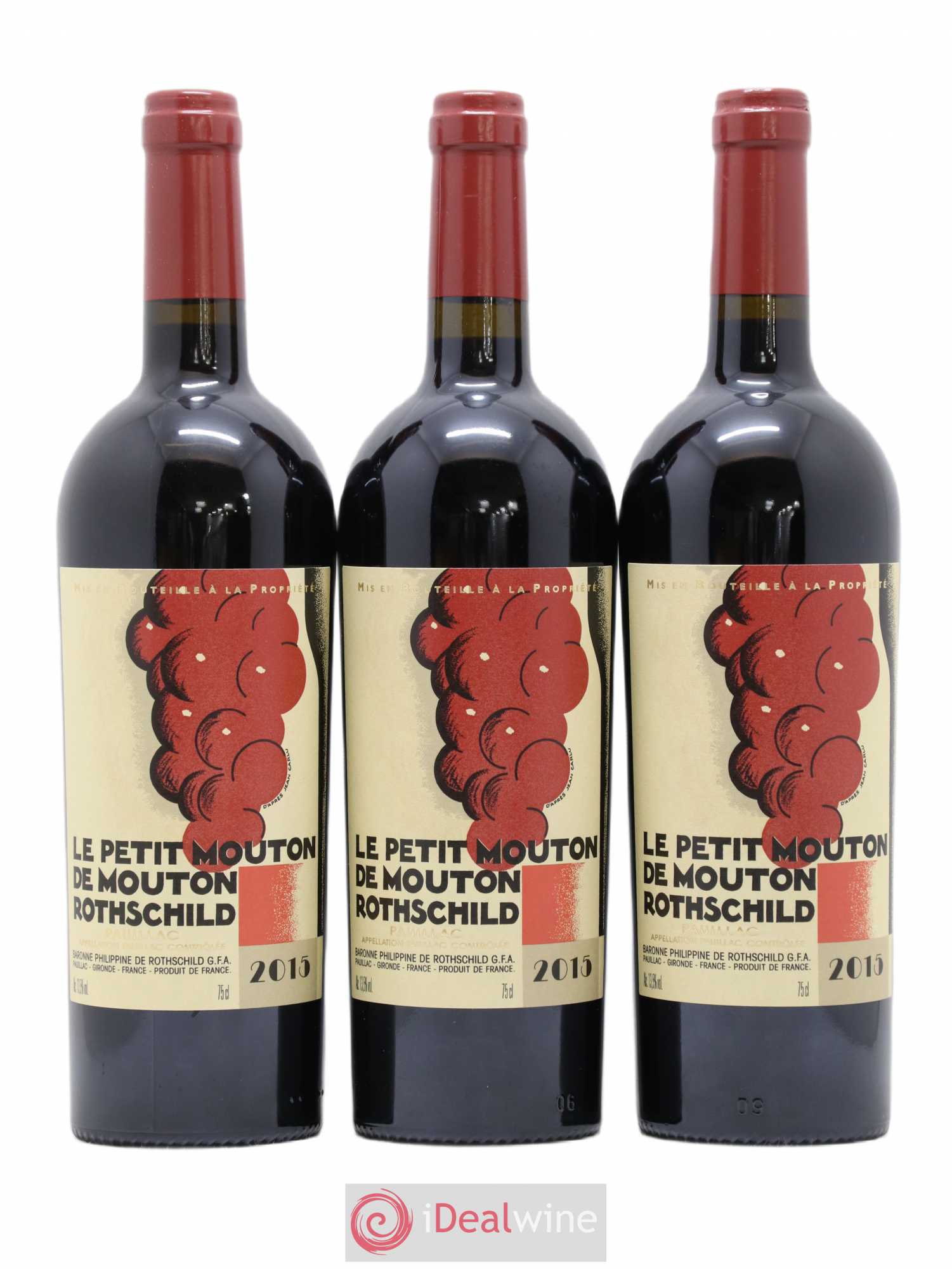 Petit Mouton Second Vin 2015 - Lot de 6 bouteilles - 1