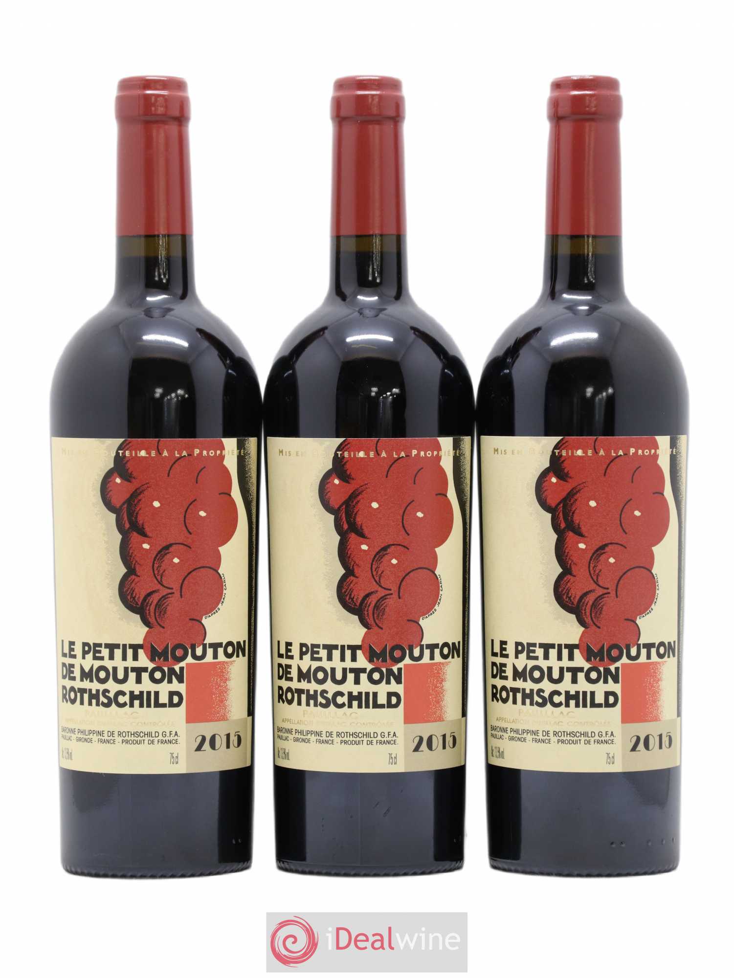 Petit Mouton Second Vin 2015 - Lot de 6 bouteilles - 3