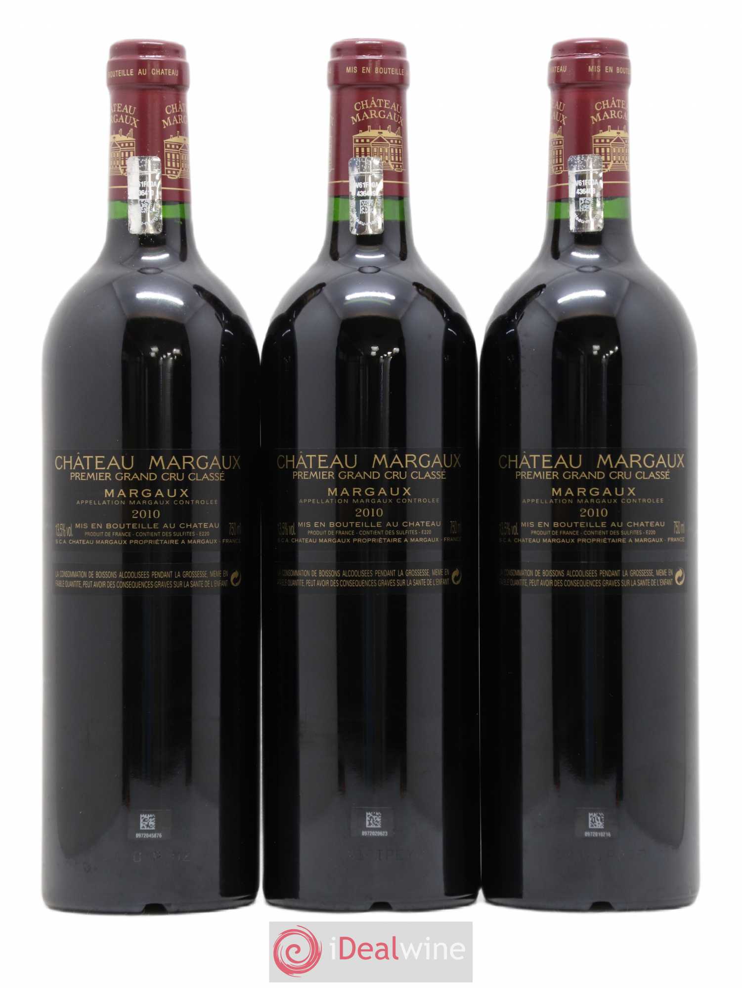 Château Margaux 1er Grand Cru Classé 2010 - Lot de 6 bouteilles - 2