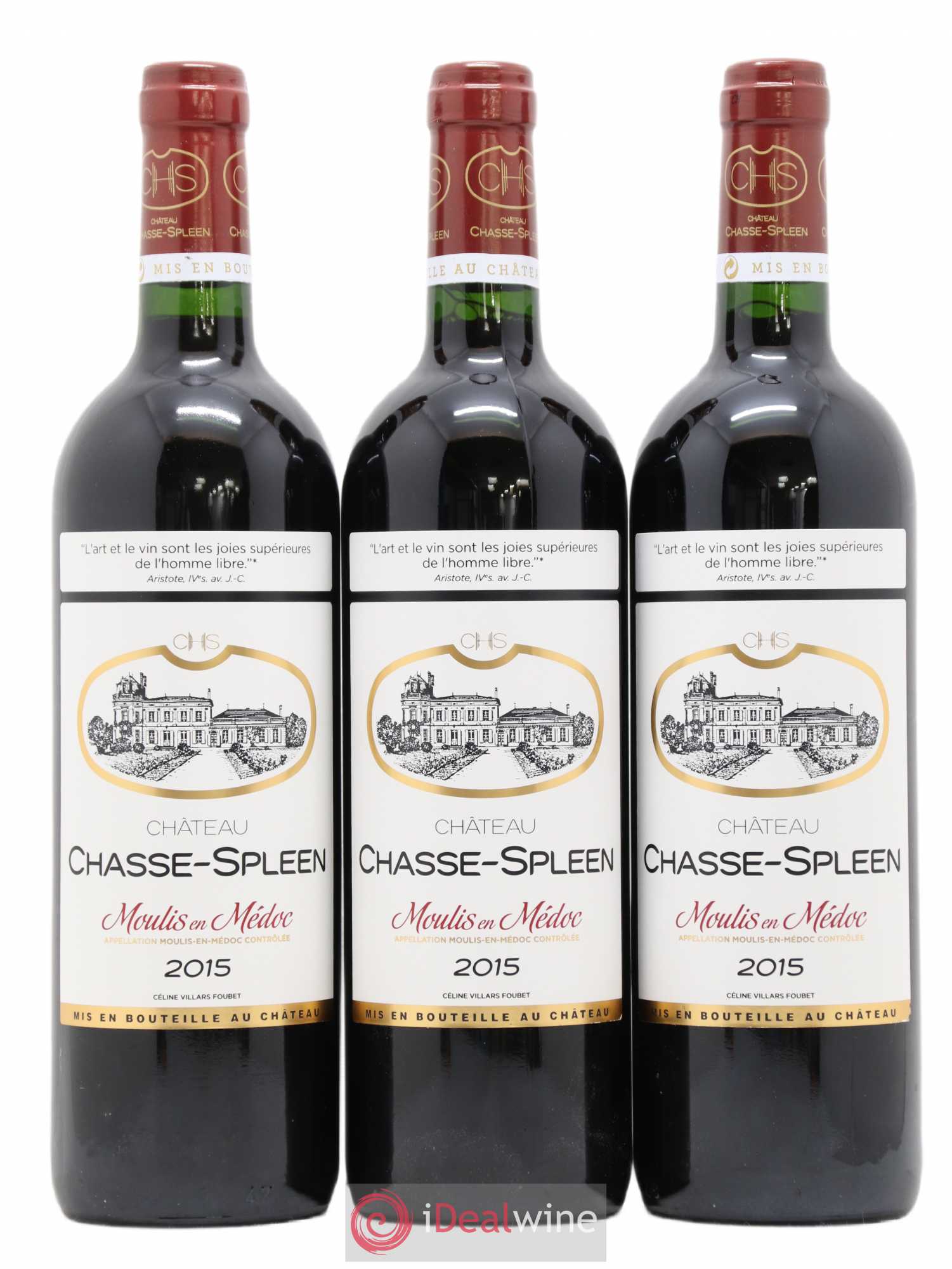 Château Chasse Spleen 2015 - Lot de 12 bouteilles - 3