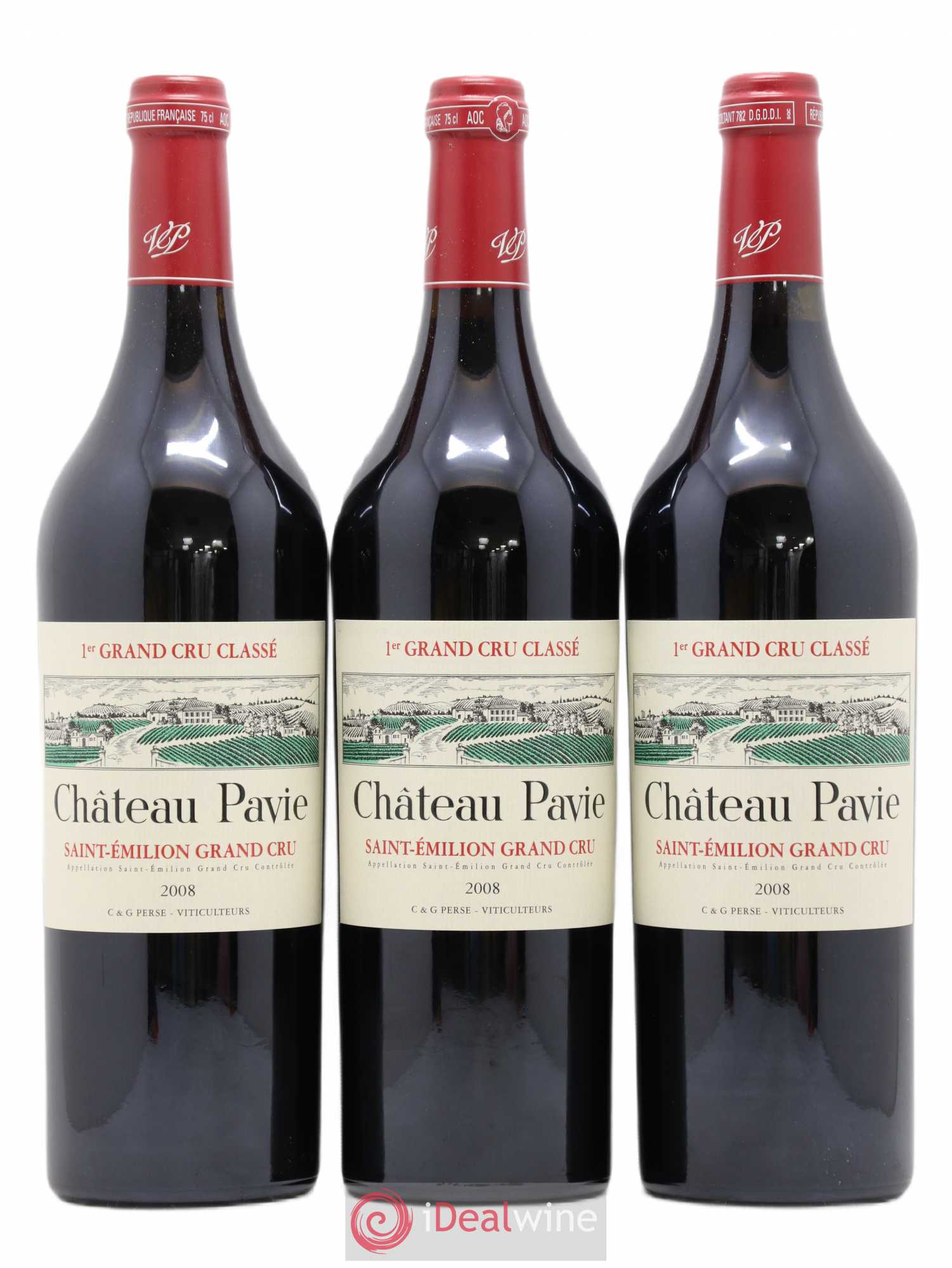 Château Pavie 1er Grand Cru Classé A 2008 - Lot de 12 bouteilles - 5