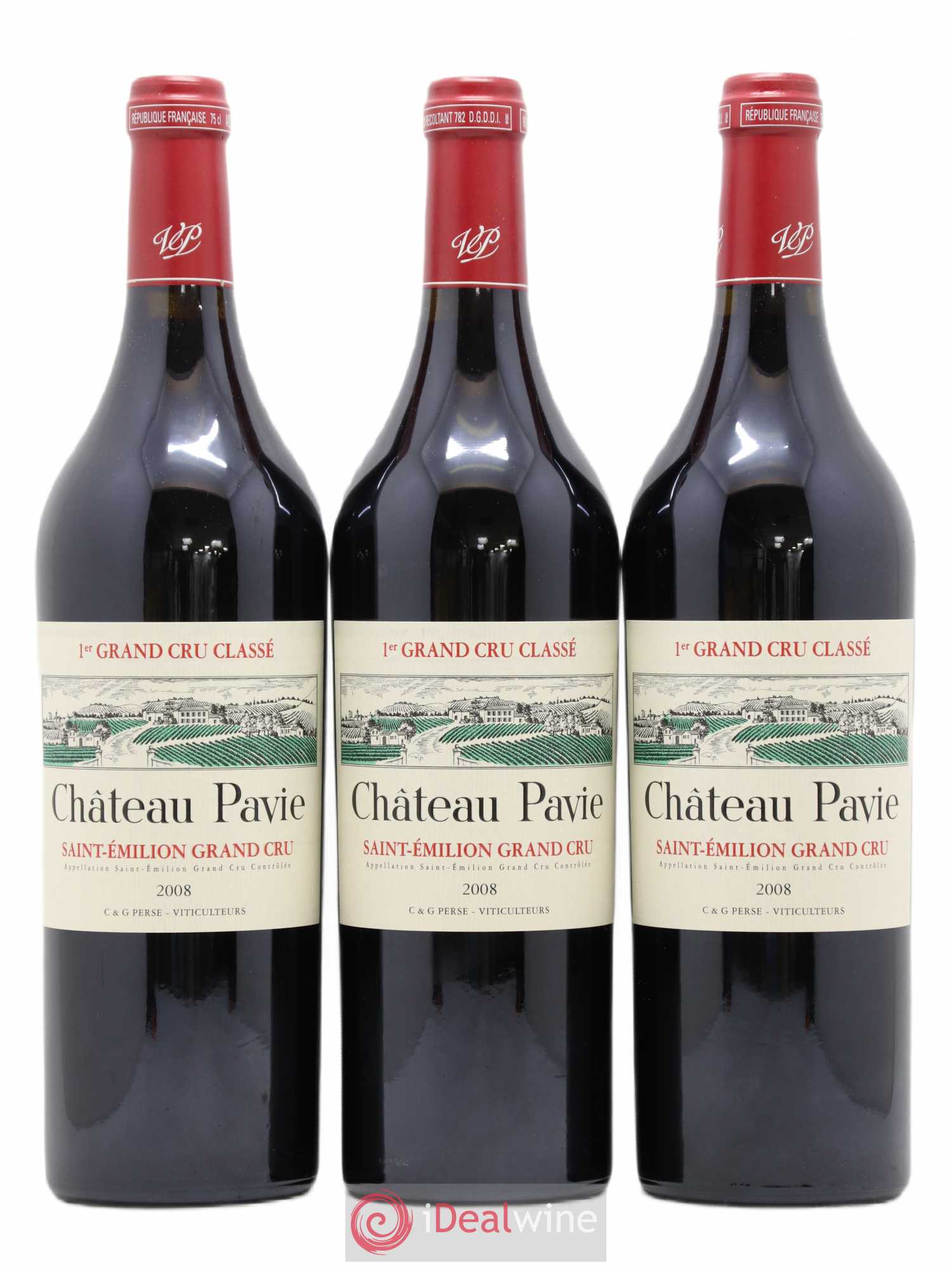 Château Pavie 1er Grand Cru Classé A 2008 - Lot de 12 bouteilles - 7