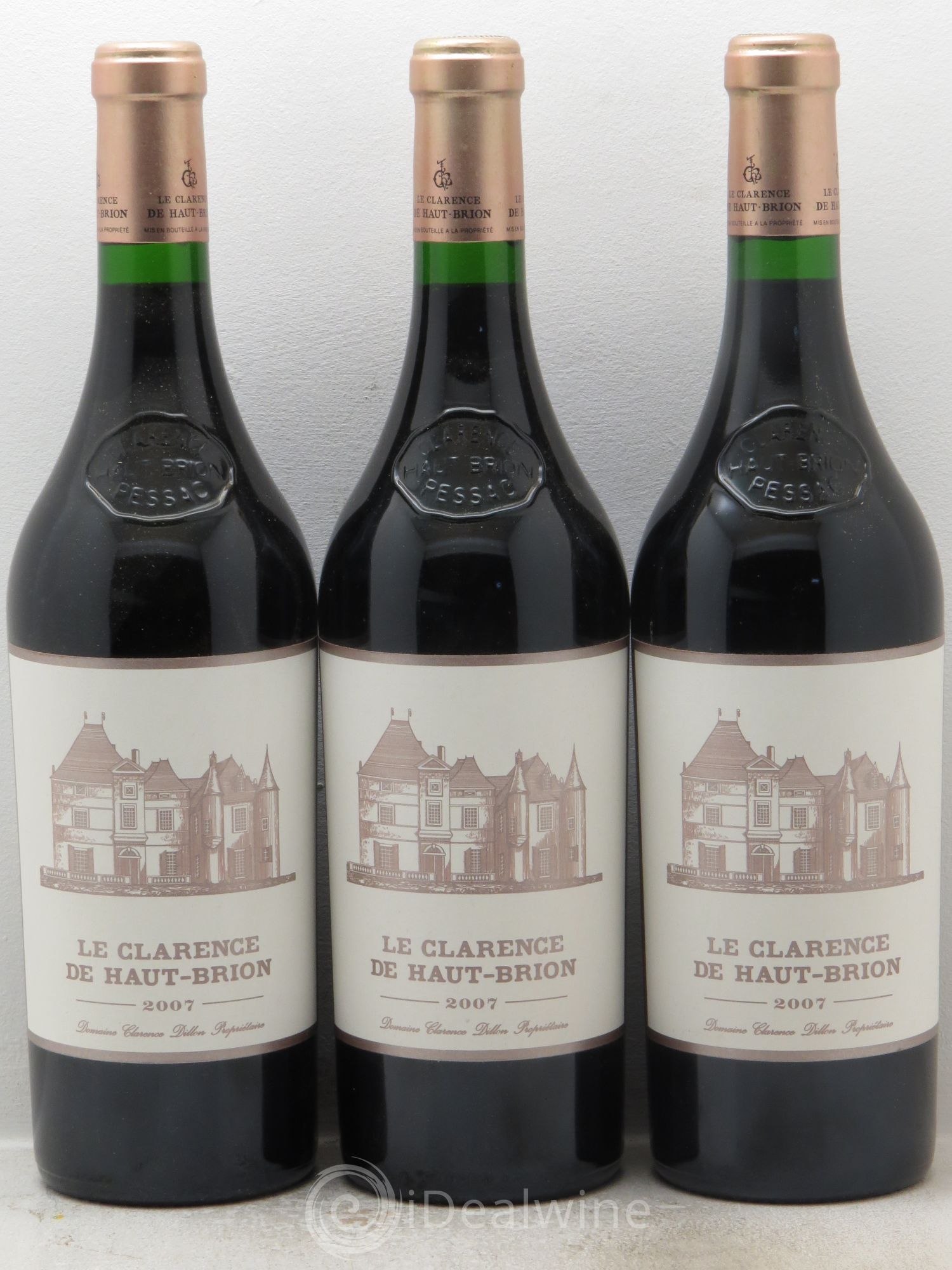 Clarence (Bahans) de Haut-Brion Second Vin 2007 - Lot de 3 bouteilles - 0